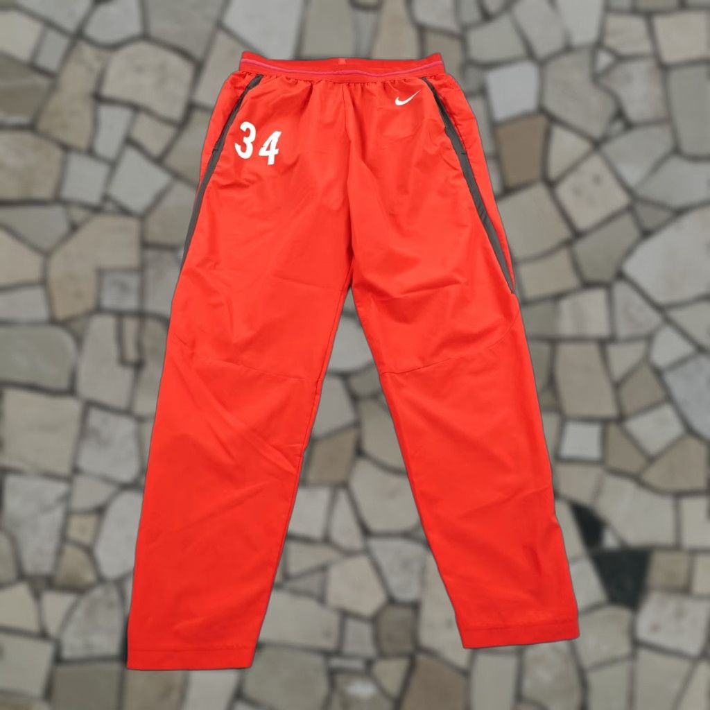 Nike Nike Pants Mens XL Red Zip Track Performance Ankle Zip Joggers Athletic #34 Gym Size US 36 / EU 52 - 1 Thumbnail