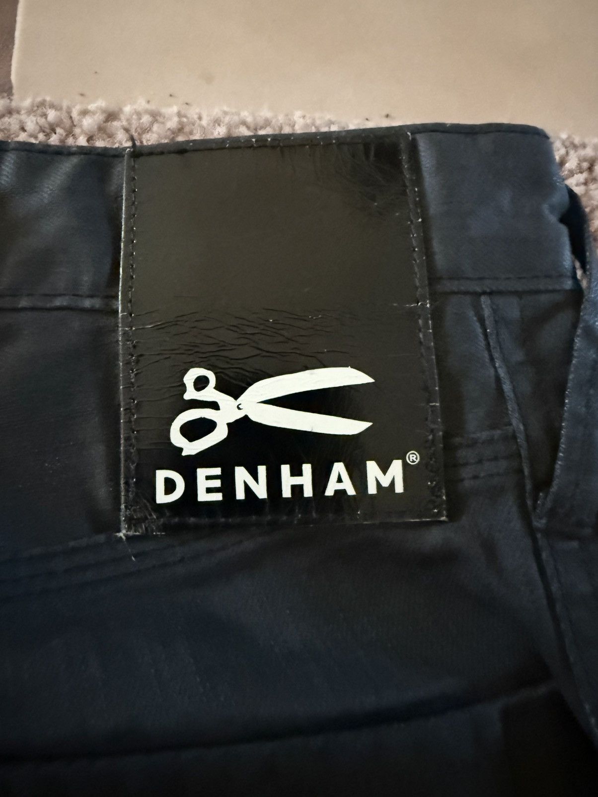 DENHAM DENHAM waxed denim jeans in black Size US 32 / EU 48 - 12 Thumbnail
