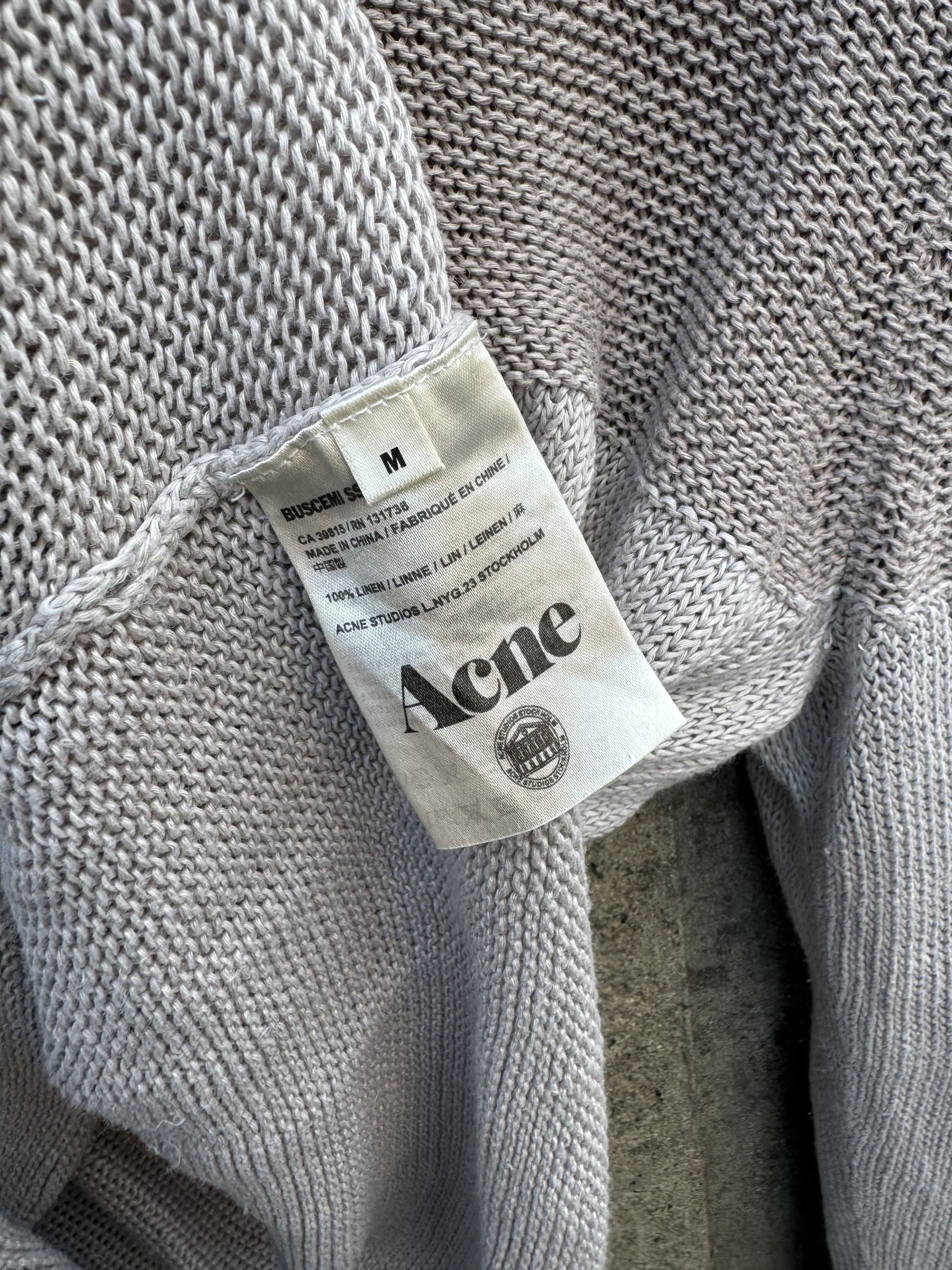 Acne Studios SS13 Contrast Knit Linen Sweater Size US M / EU 48-50 / 2 - 7 Thumbnail