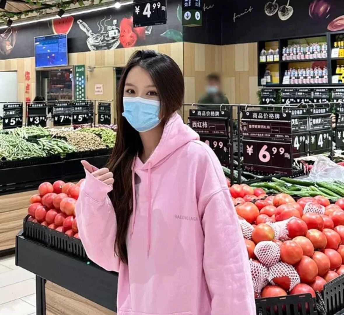 Balenciaga Balenciaga Pink Embroidered Letter Hoodie2412-Nextarrow Size US XS / EU 42 / 0 - 7 Thumbnail