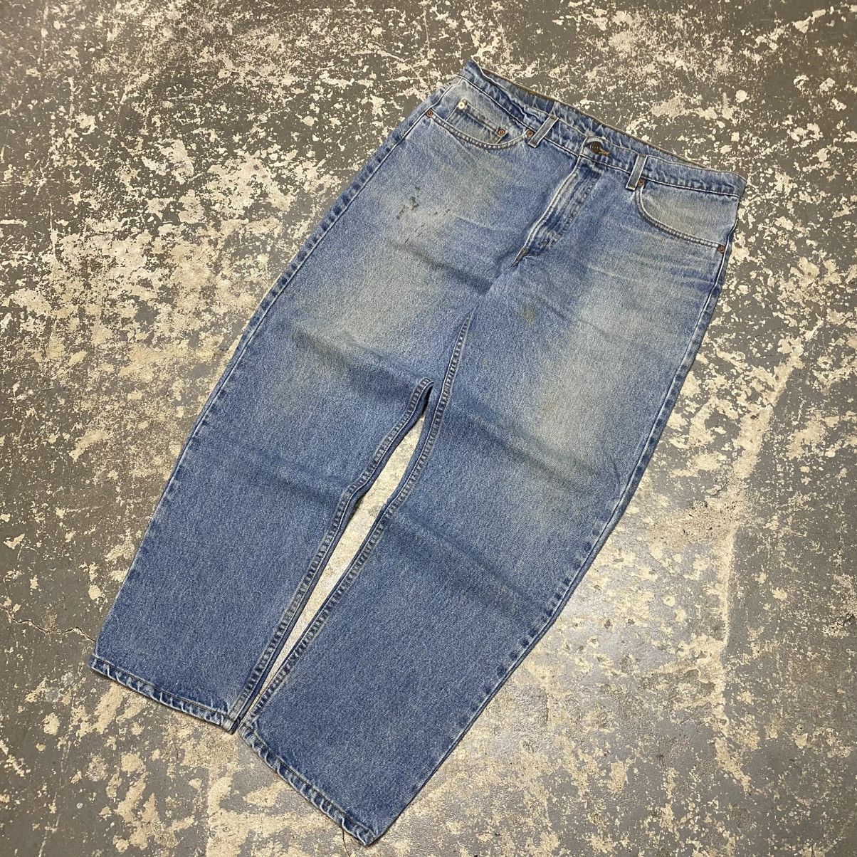 Levi's × Vintage Vintage Levi’s 550 Relaxed Fit Blue Denim Jeans USA 90s Size US 36 / EU 52 - 5 Thumbnail