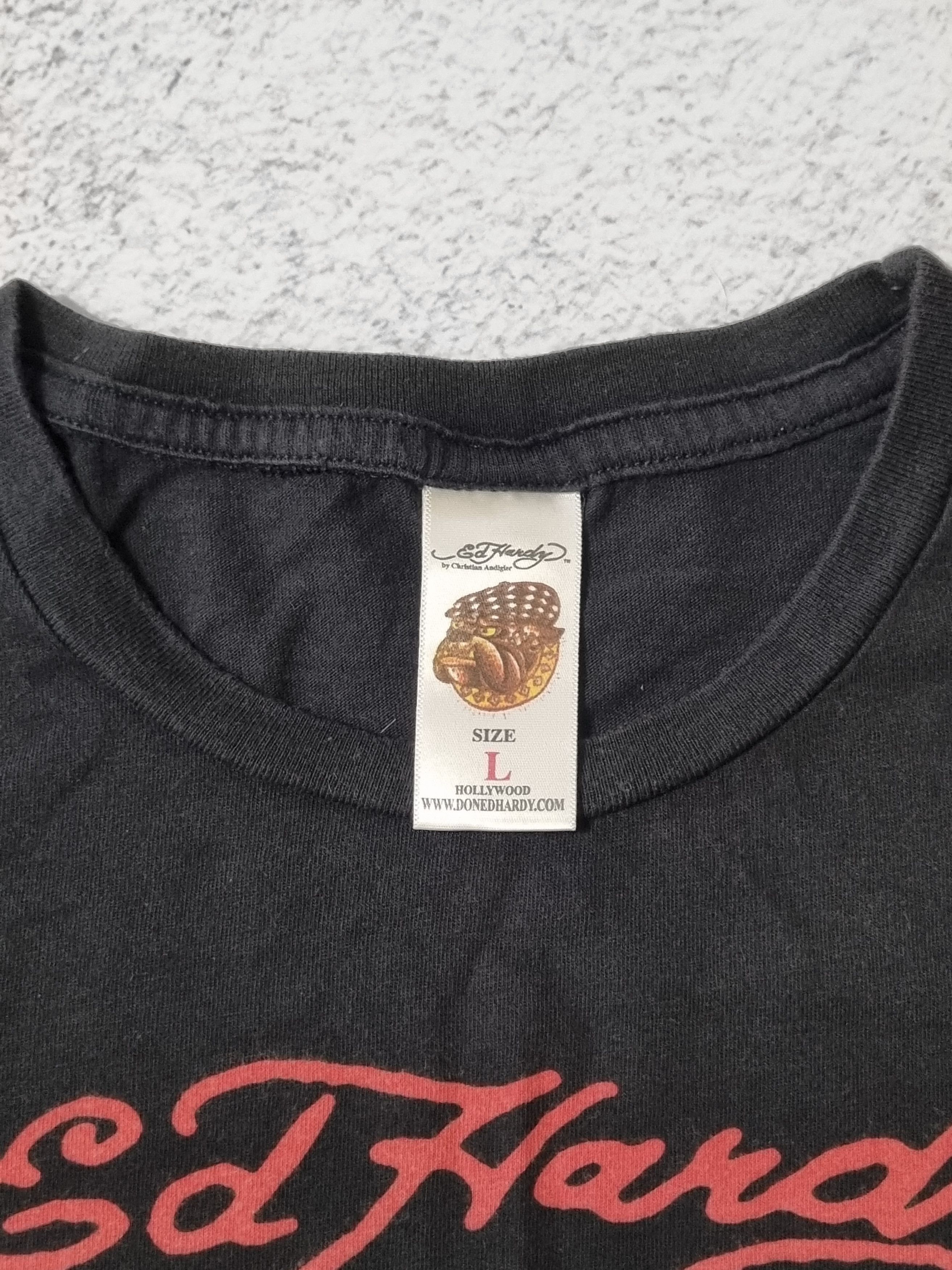 Ed Hardy Vintage Ed Hardy Big Logo Tiger T-Shirt Size M / US 6-8 / IT 42-44 - 4 Thumbnail