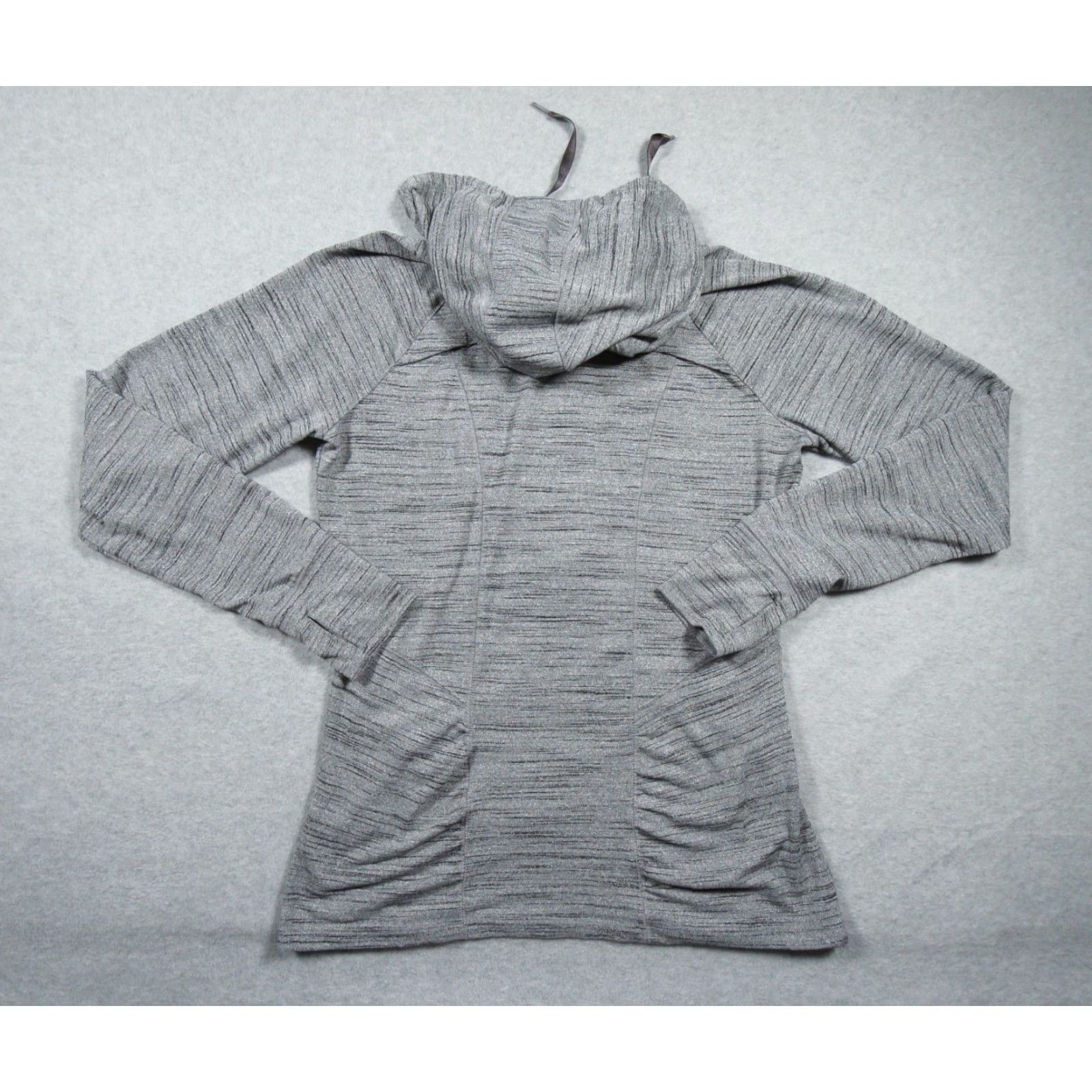 Athleta Athleta Hoodie Womens Medium Gray Half Zip Pullover Activewear Size M / US 6-8 / IT 42-44 - 4 Thumbnail