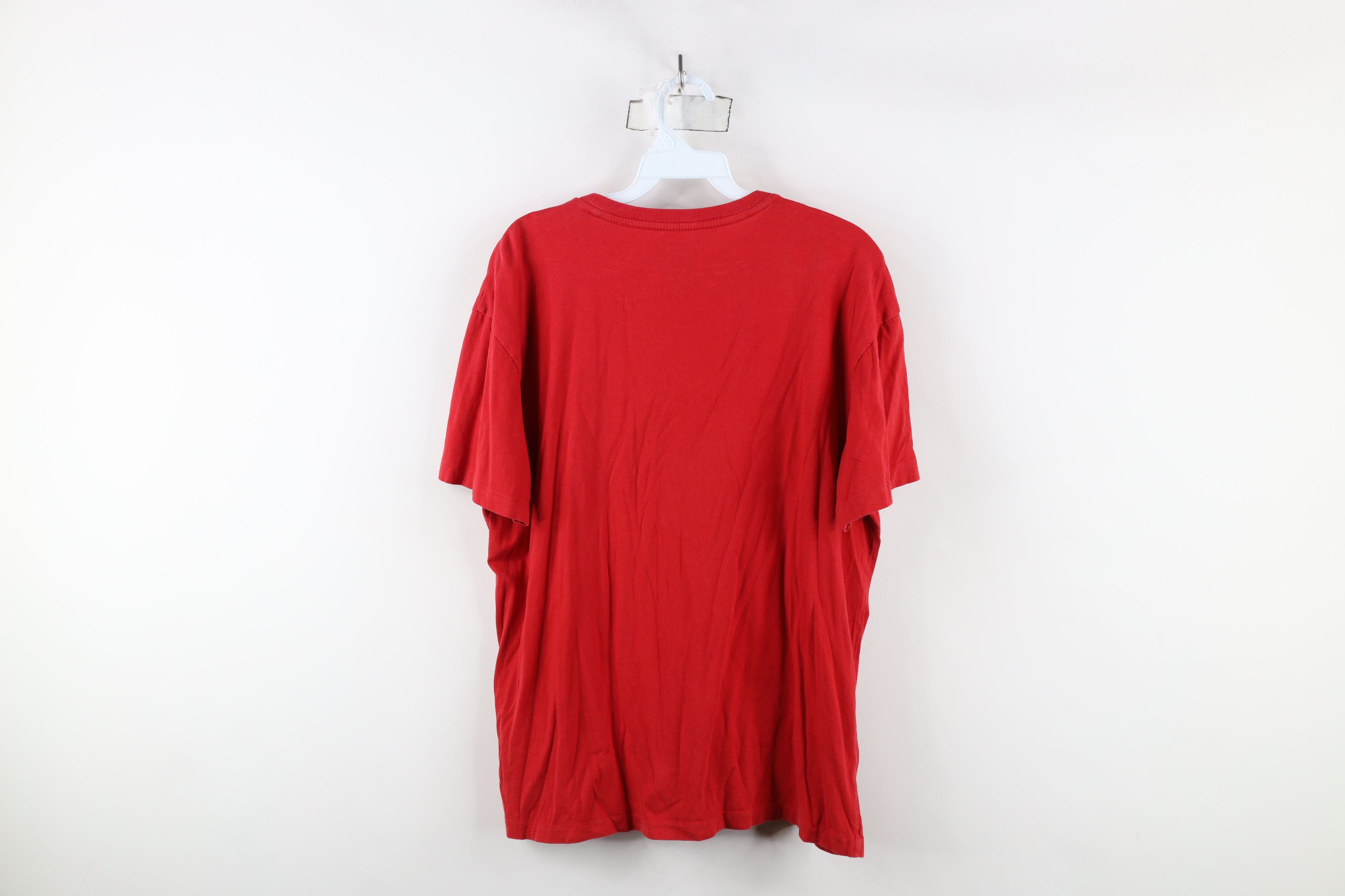 Ralph Lauren × Vintage Vintage Ralph Lauren Faded Short Sleeve T-Shirt Red Cotton Size US M / EU 48-50 / 2 - 12 Thumbnail