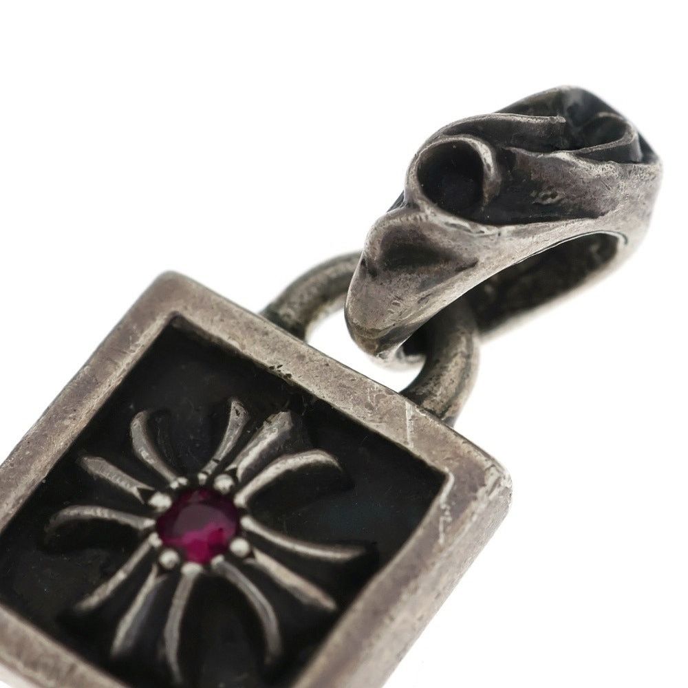 Chrome Hearts Chrome Hearts CH Plus 1 Ruby Necklace Silver Size ONE SIZE - 6 Thumbnail