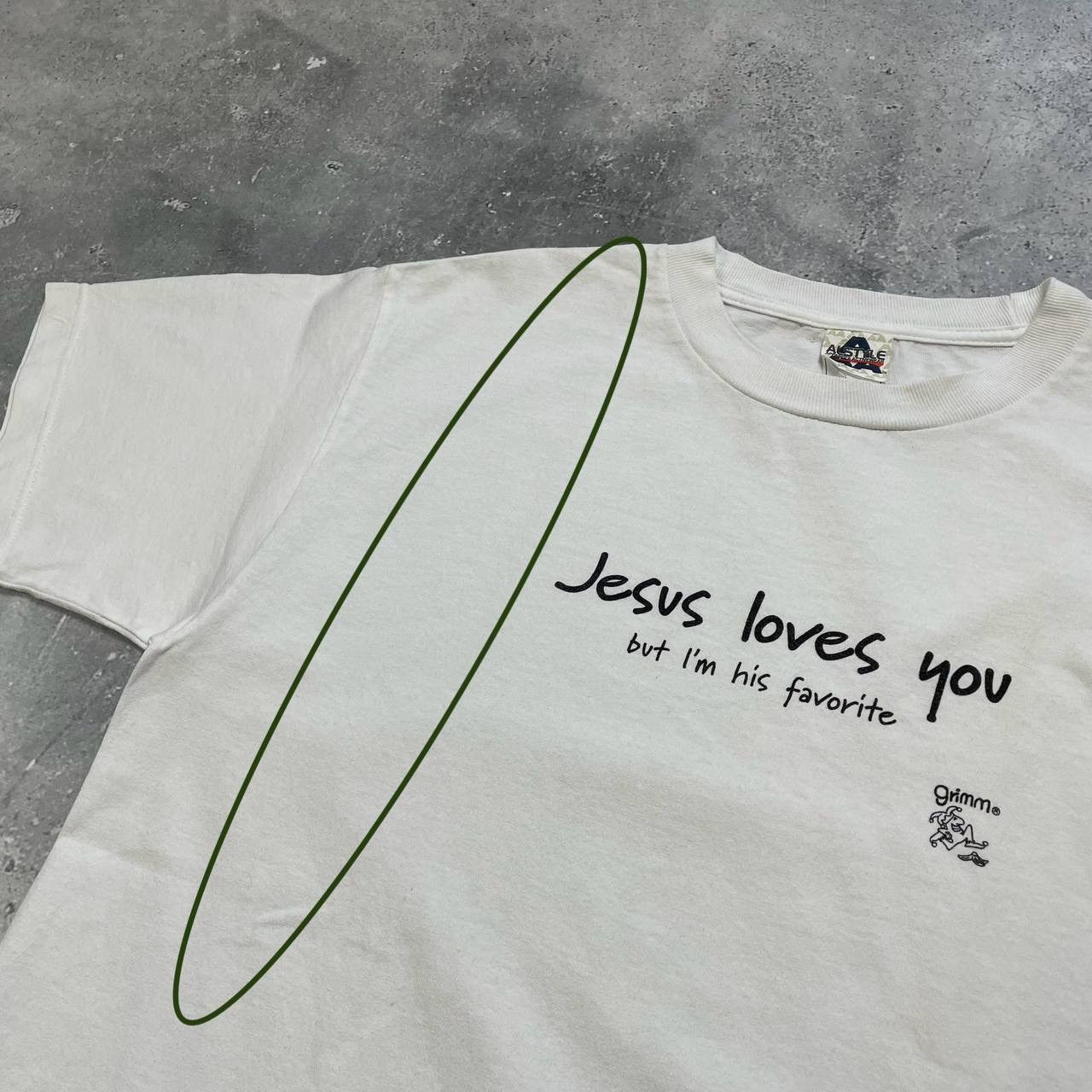Vintage Vintage Quote Jesus Loves You, But I'm His Favorite T Shirt Size US M / EU 48-50 / 2 - 14 Thumbnail