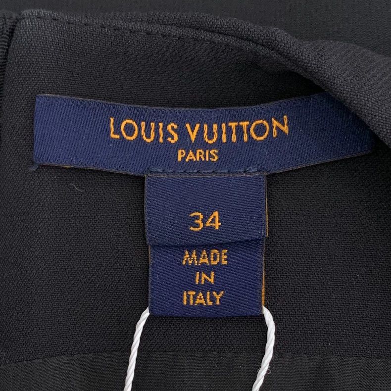 Louis Vuitton Louis Vuitton 22 Black Sheep and Wool Zip Crew Neck Short Size XXS / US 00 / IT 34 - 5 Thumbnail