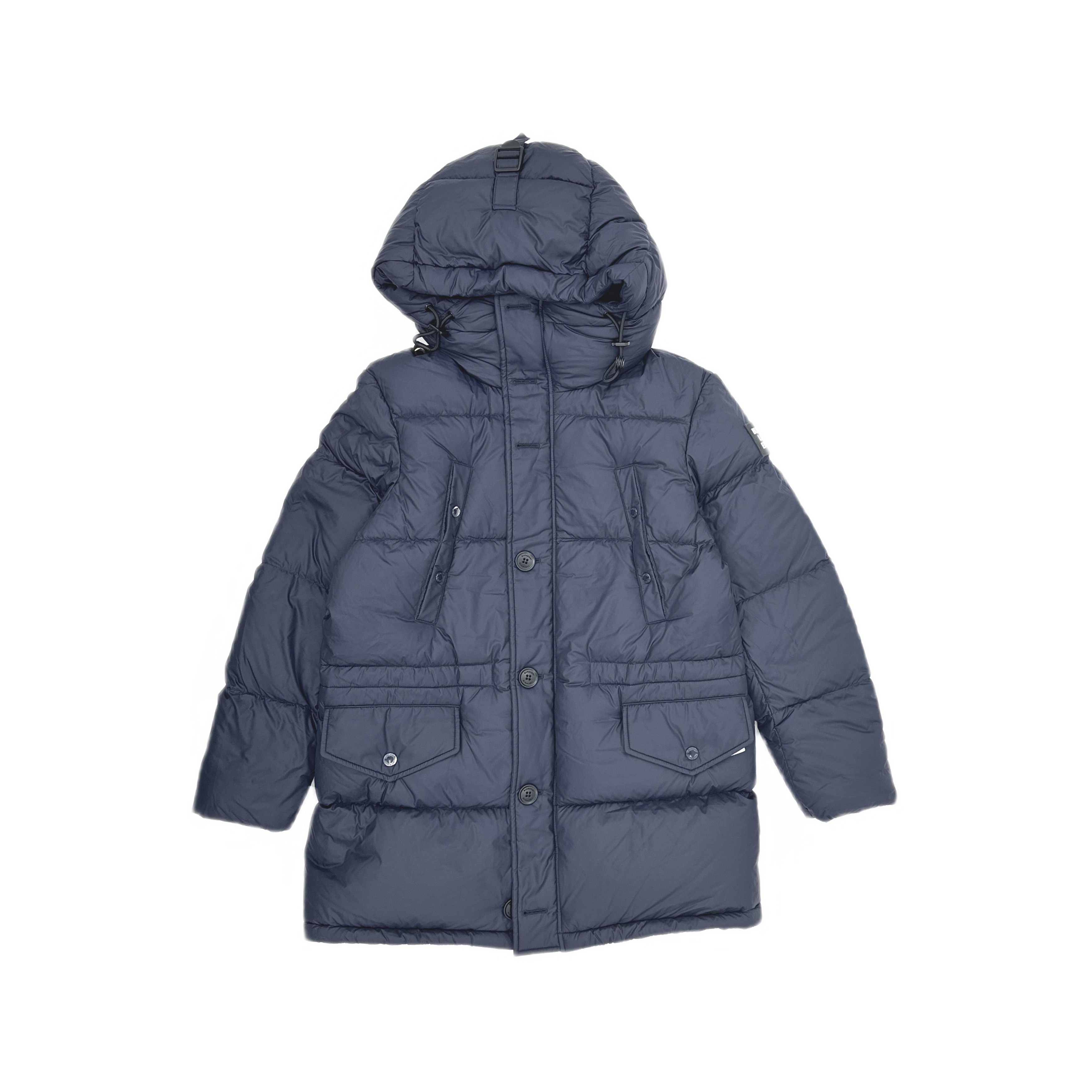 Burberry Burberry Check Lined Hooded Down Jacket Navy Size S Size US S / EU 44-46 / 1 - 1 Thumbnail