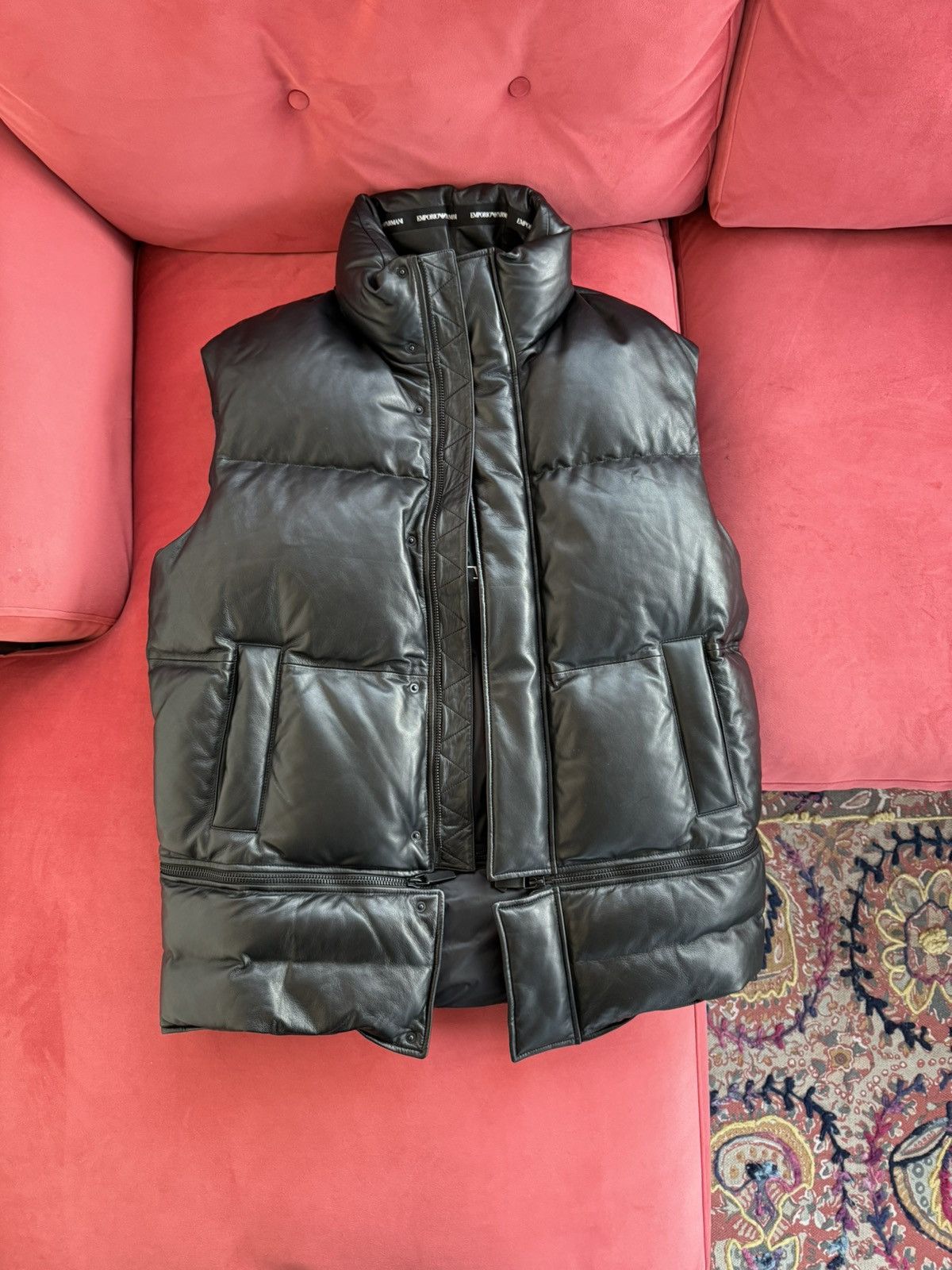 Armani × Emporio Armani Emporio Armani Leather Jacket Lamb Skin