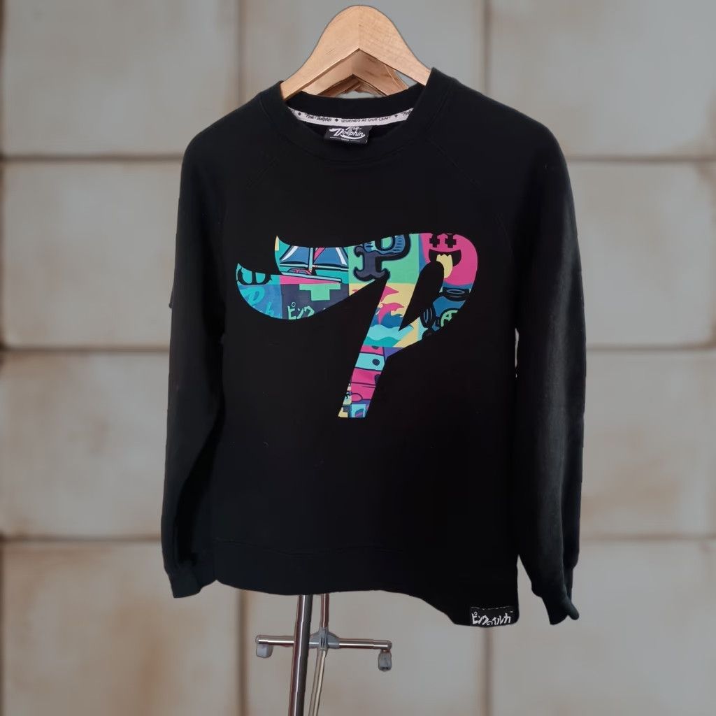 Vintage VINTAGE Pink Dolphin Japan Hype Wear Pullover Sweatshirt Mens S Black Spellout Pullover Size US S / EU 44-46 / 1 - 1 Thumbnail