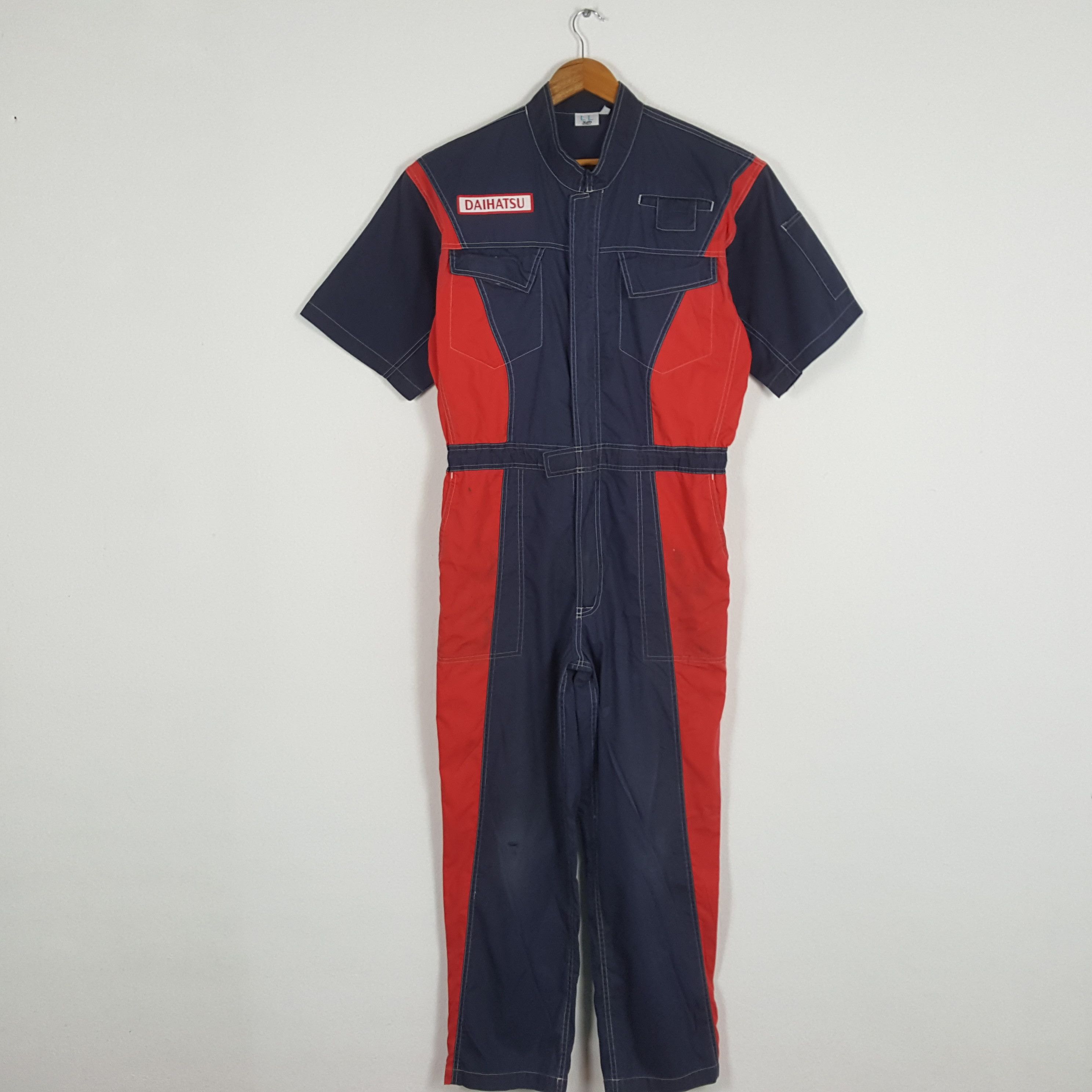 Japanese Brand × Vintage Vintage DAIHATSU Japanese Motorsports Racing Coverall Jacket Size US L / EU 52-54 / 3 - 4 Thumbnail