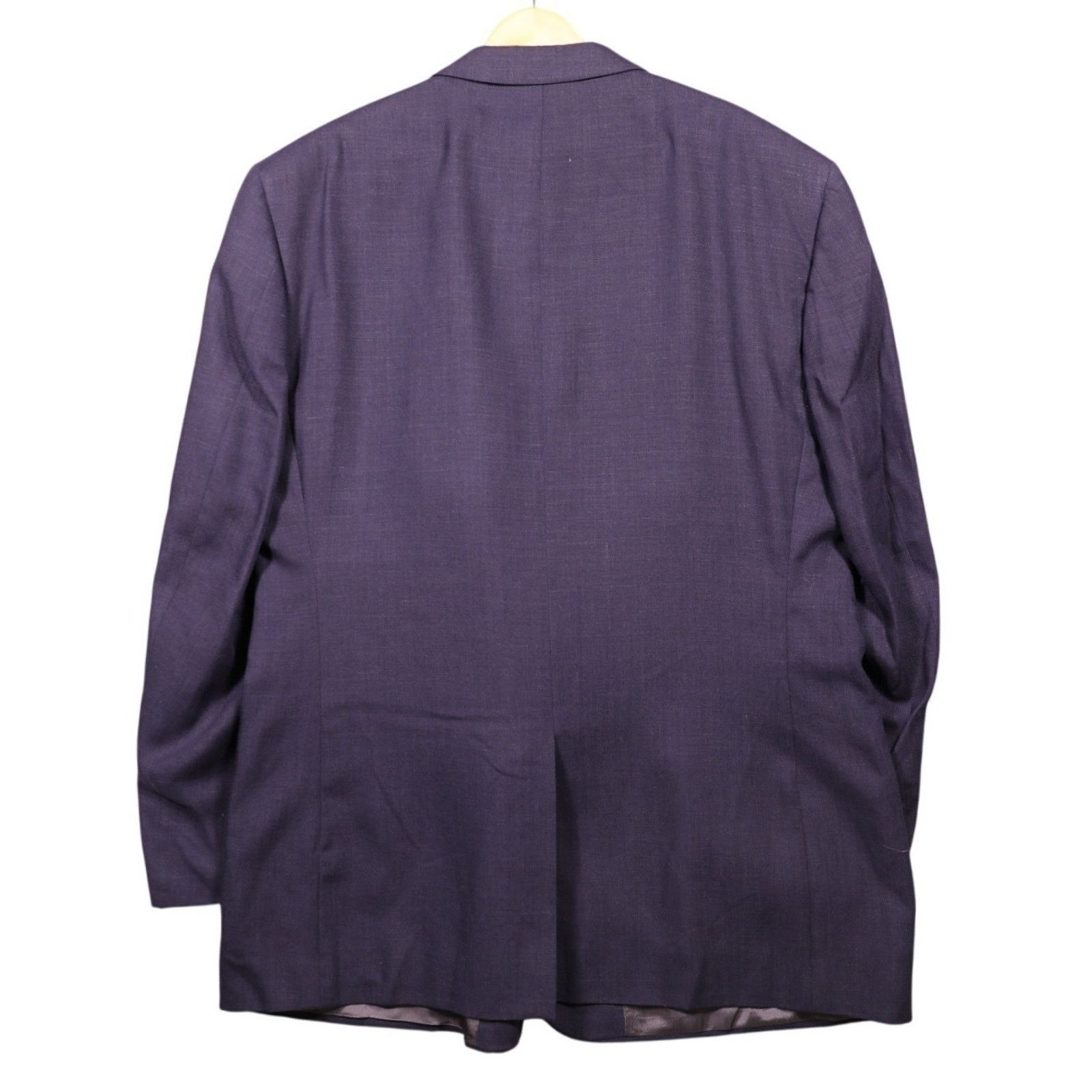 Paul Fredrick Paul Fredrick Suit Mens 48 Long Purple 2-Piece Pleated NWT Size 48L - 4 Thumbnail