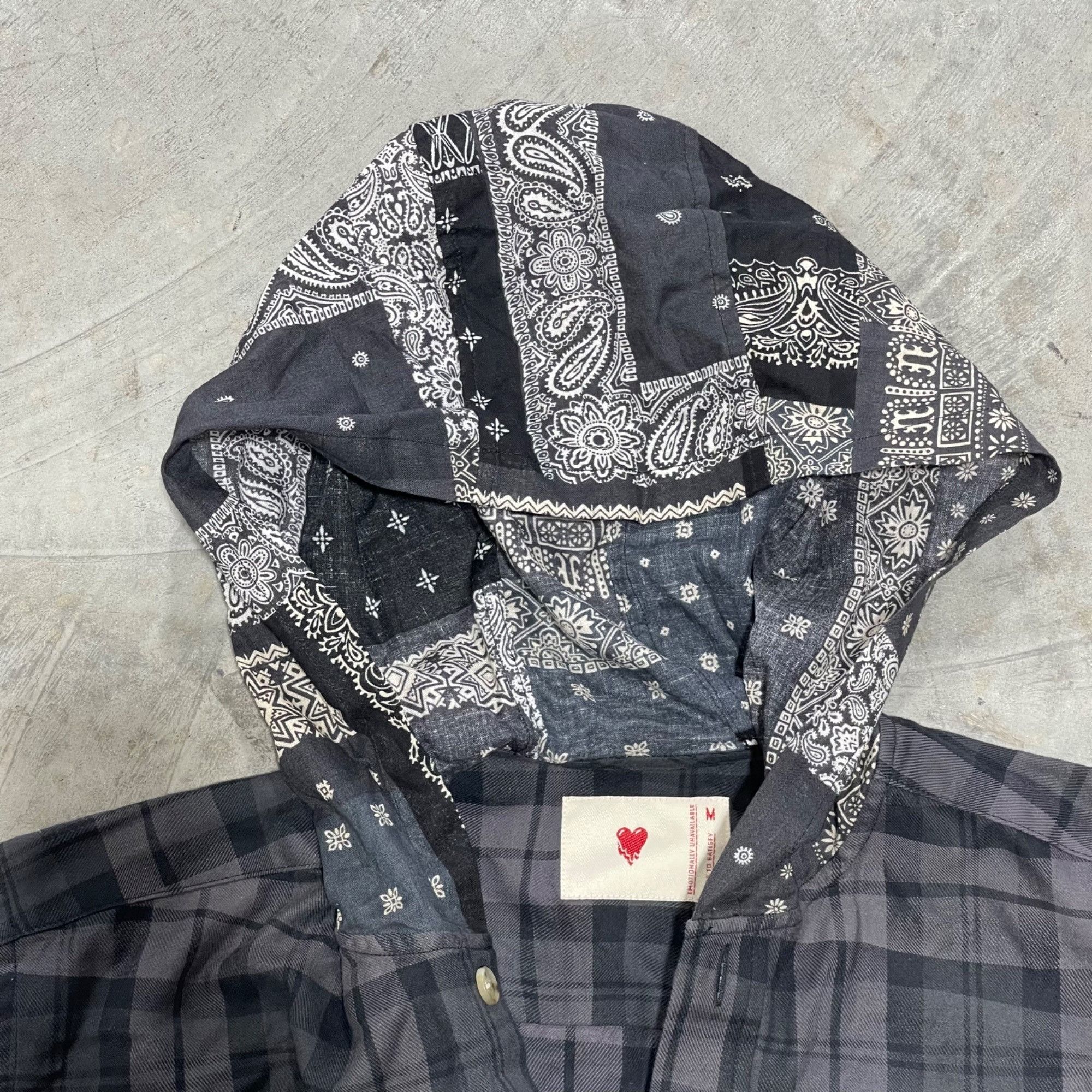 Emotionally Unavailable NEW EMOTIONALLY UNAVAILABLE PLAID HOODIE SZ MEDIUM Size US M / EU 48-50 / 2 - 2 Thumbnail