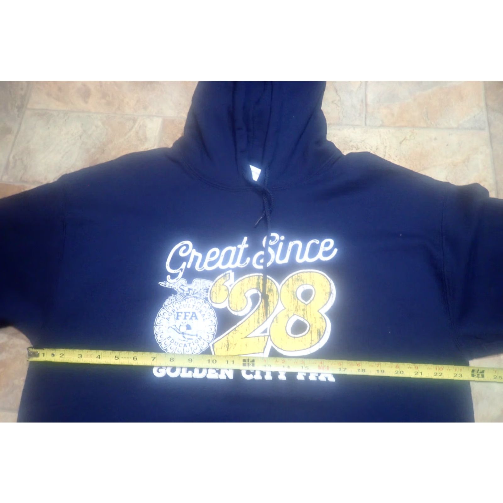 Gildan Gildan Navy Blue Hooded Sweatshirt Mens L Future Farmers Of America FFA Agriculture Heavy Blend Pullover Hoodie Navy Size US L / EU 52-54 / 3 - 5 Thumbnail