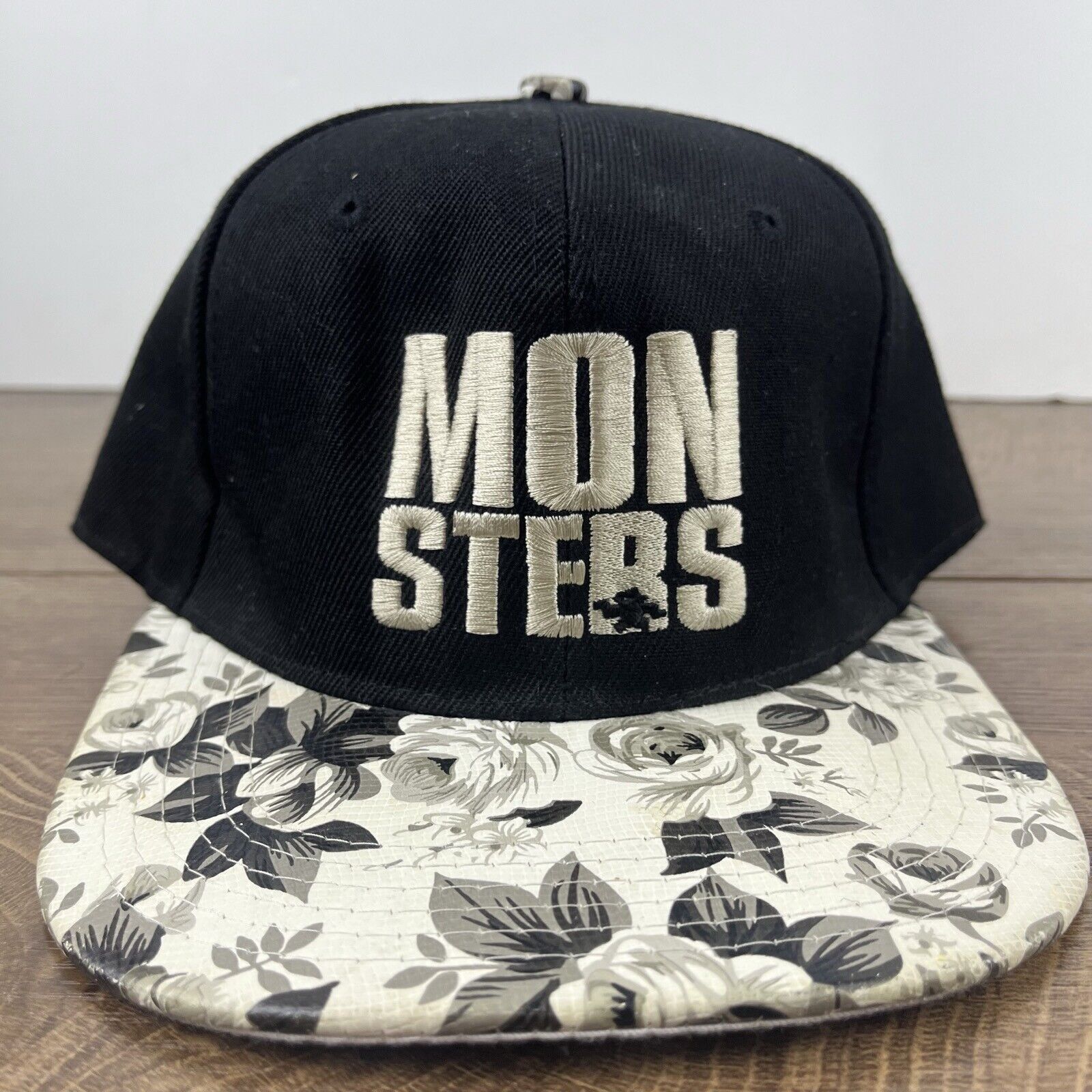 Other Monsters Hat Monsters Snapback Hat Black Hat Adjustable Blac Size ONE SIZE - 7 Thumbnail