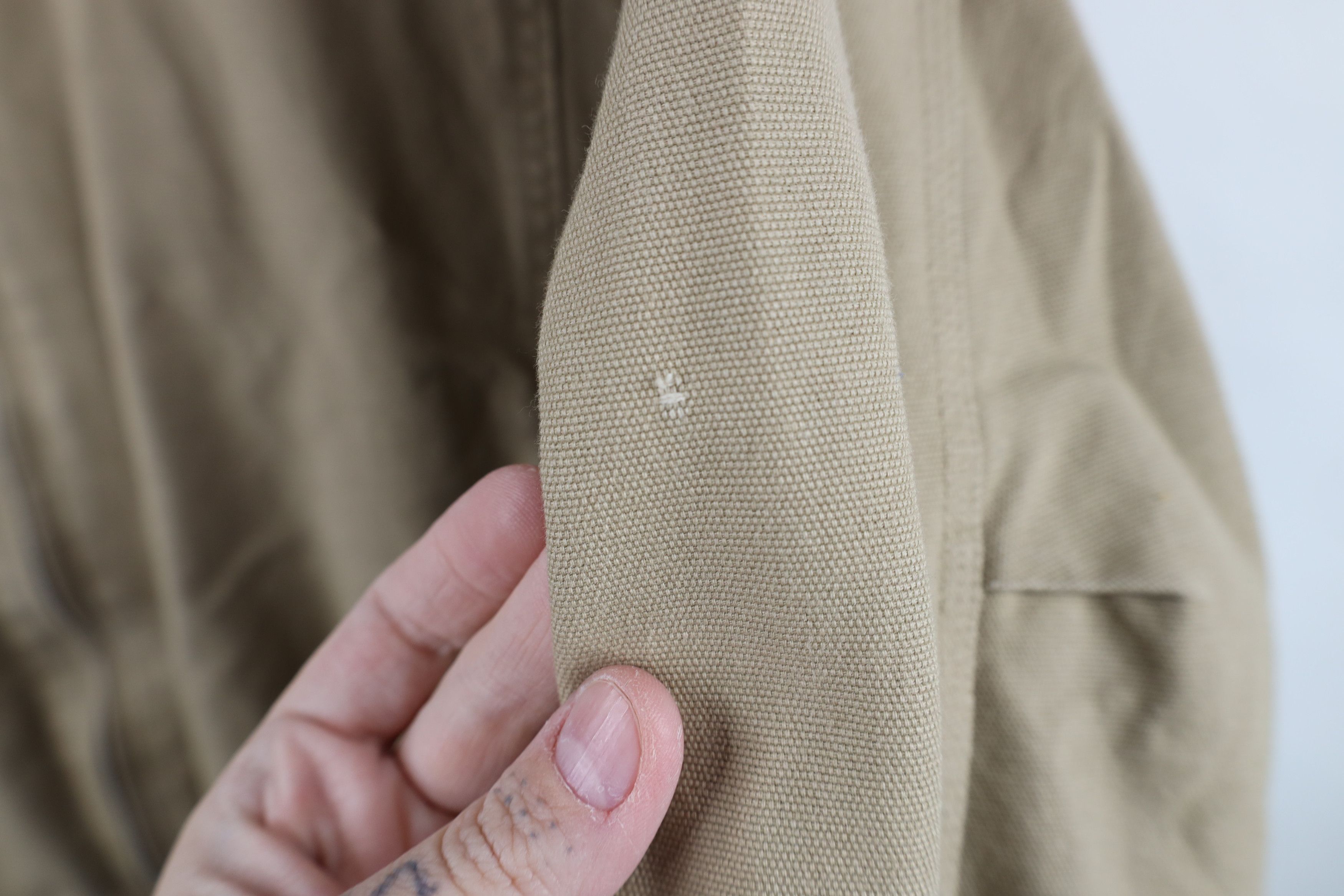 Vintage Vintage 90s Y2K Streetwear Full Zip Bomber Jacket Beige Size US M / EU 48-50 / 2 - 4 Thumbnail