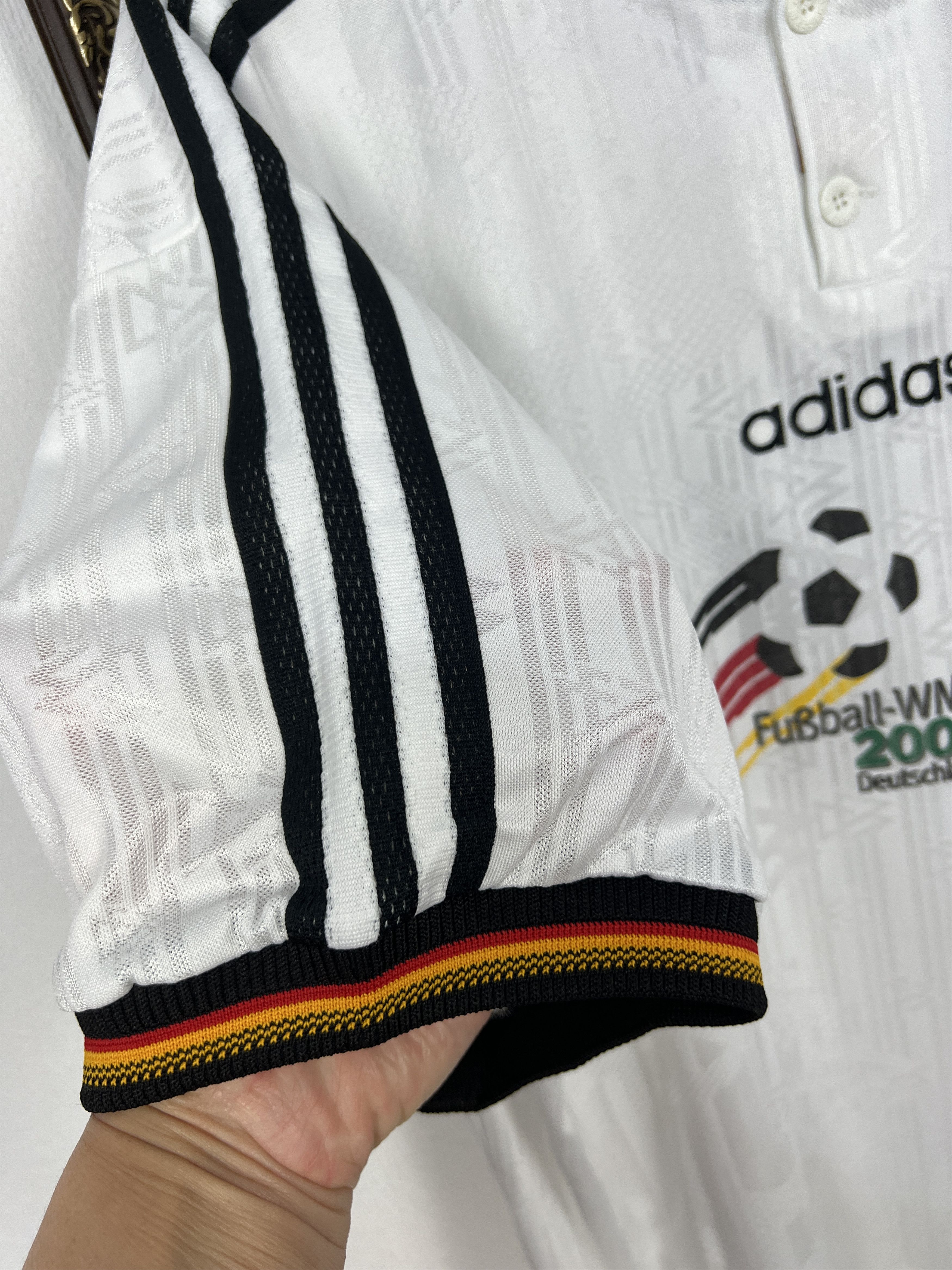 Adidas Germany Home football shirt 1996 Soccer Adidas Jersey Size US XXL / EU 58 / 5 - 5 Thumbnail