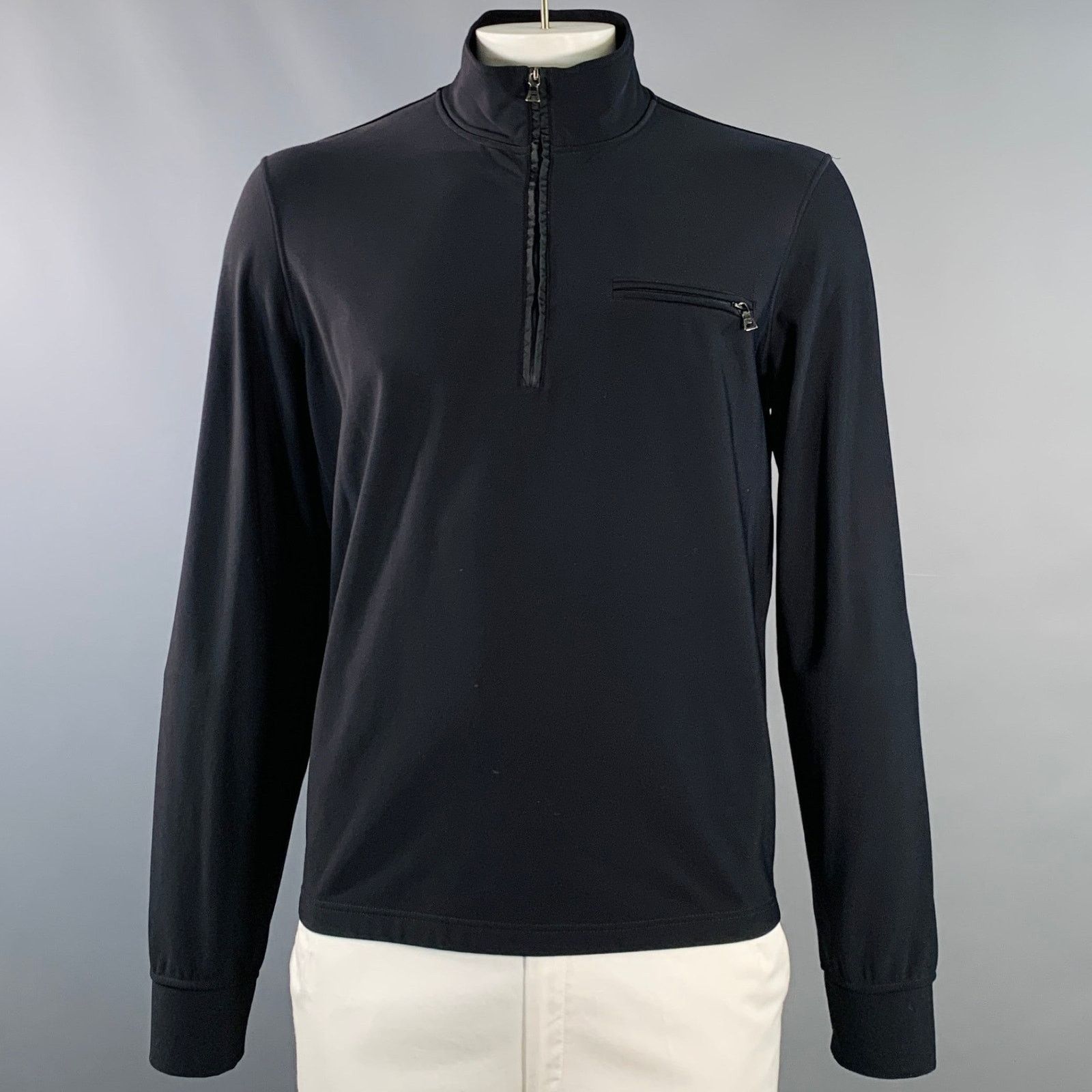 Prada Prada Technical Knit Black Mockneck - XXL | Grailed