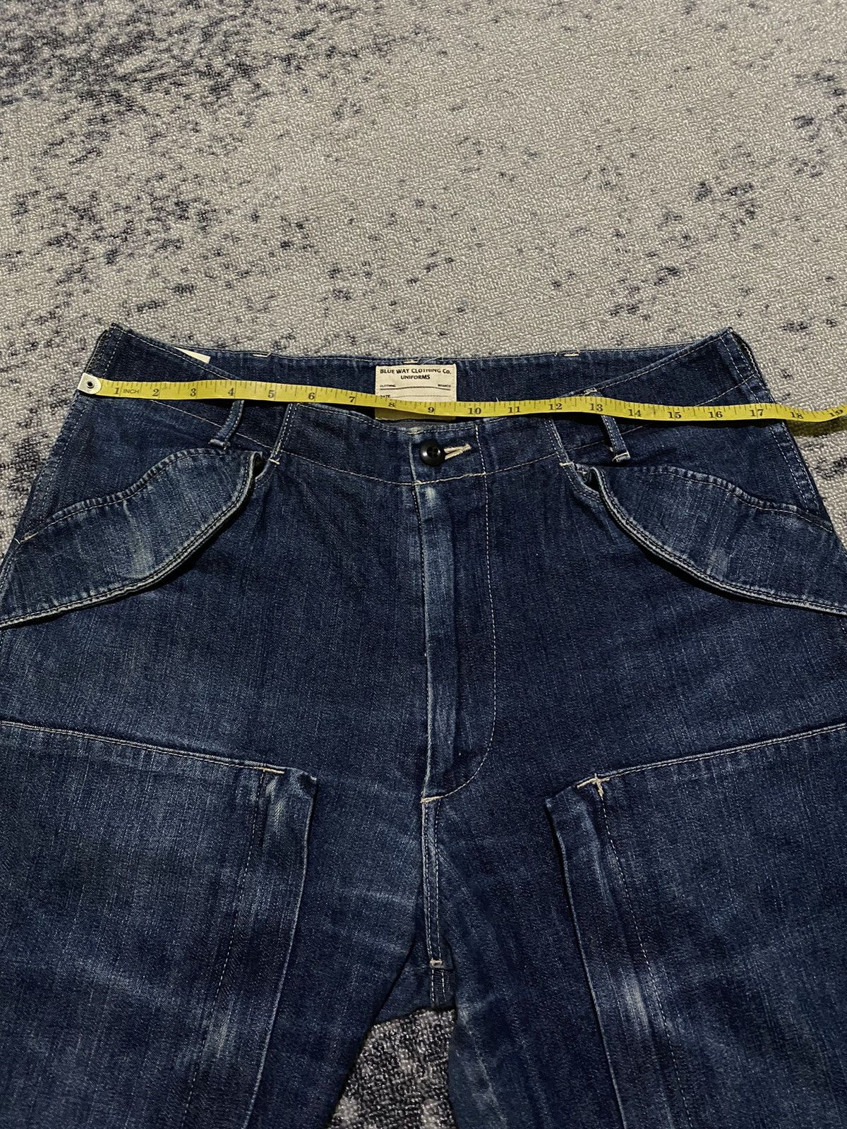 Hysteric Glamour Y2k Blue way “number nine style” baggy jeans Size US 34 / EU 50 - 11 Thumbnail