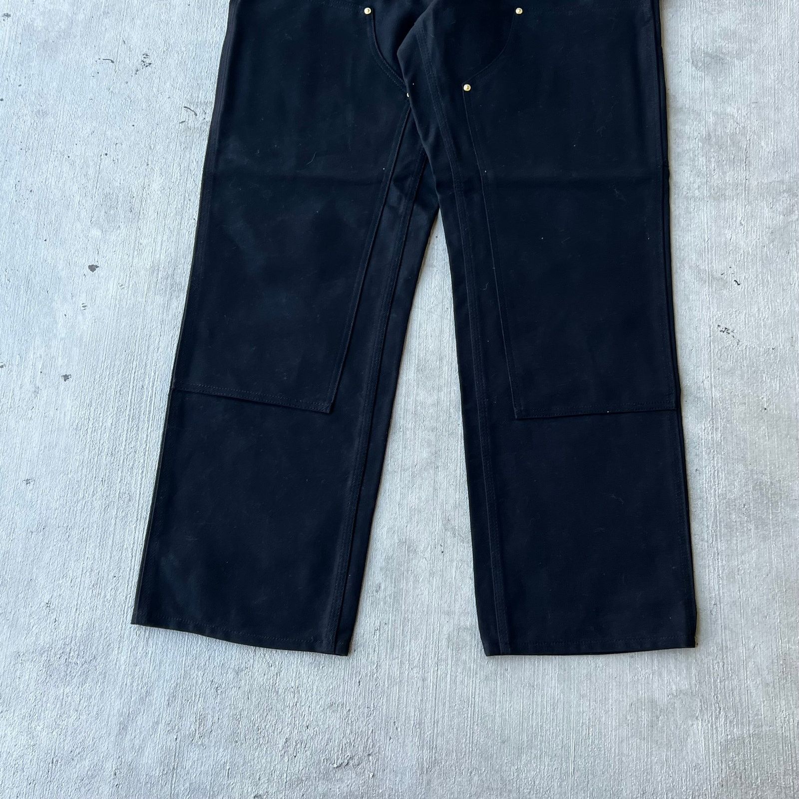Carhartt × Vintage Carhartt black double knee work wear carpenter pants Size US 33 - 3 Thumbnail