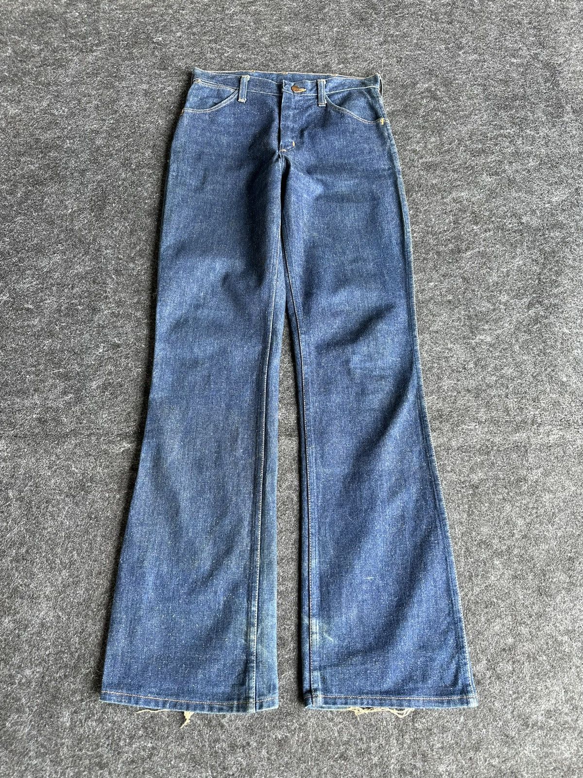 Wrangler Rare 60s Maverick Bluebell Bootcut Rare Denim D431 Size US 29 - 1 Thumbnail