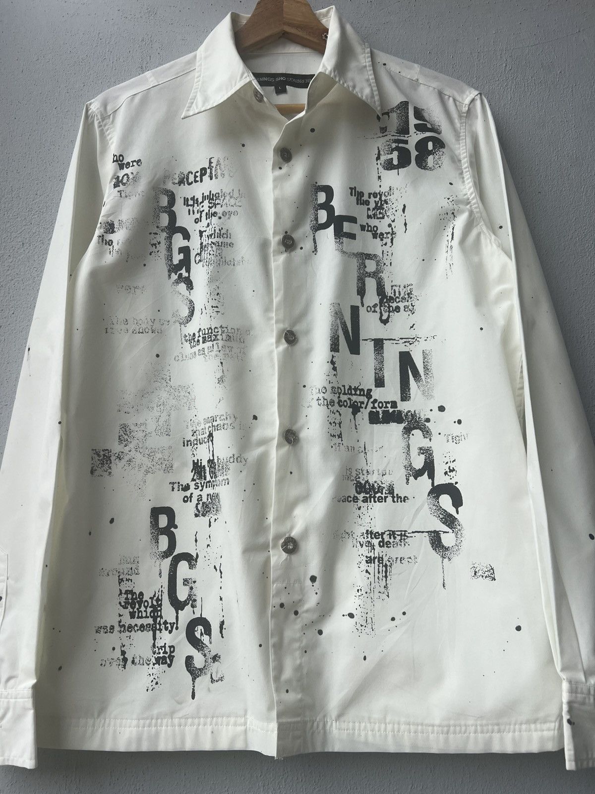 BERNINGS SHO VINTAGE BERNINGS SHO SEDITIONARIES PUNK SHIRT Size US L / EU 52-54 / 3 - 3 Thumbnail