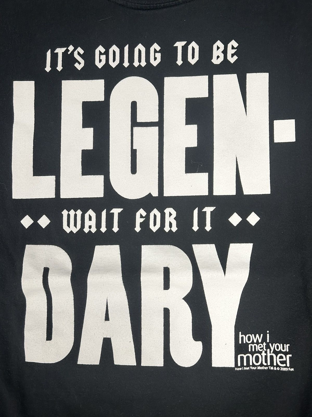 Vintage Crazy Vintage Y2K How I Met Your Mother Script Tee Shirt Size US XL / EU 56 / 4 - 2 Thumbnail