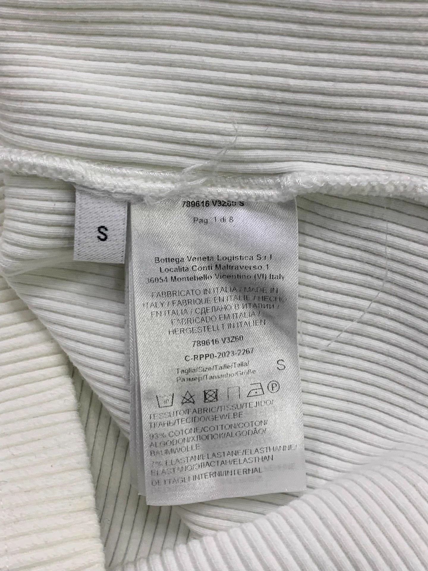Bottega Veneta BV white tank top S new Size S / US 4 / IT 40 - 4 Thumbnail