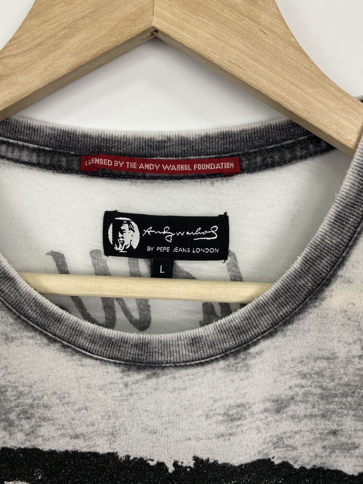 Andy Warhol × Hysteric Glamour 🇺🇸 Y2K Andy Warhol Pepe Jeans Art T-Shirt Rare Retro Hype Size US L / EU 52-54 / 3 - 5 Thumbnail