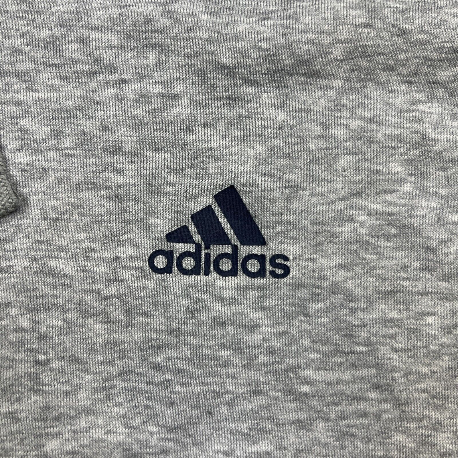 Adidas × Vintage Adidas Hoodie Large Essentials Spell Out Zip Hood Sweatshirt Size US L / EU 52-54 / 3 - 3 Thumbnail
