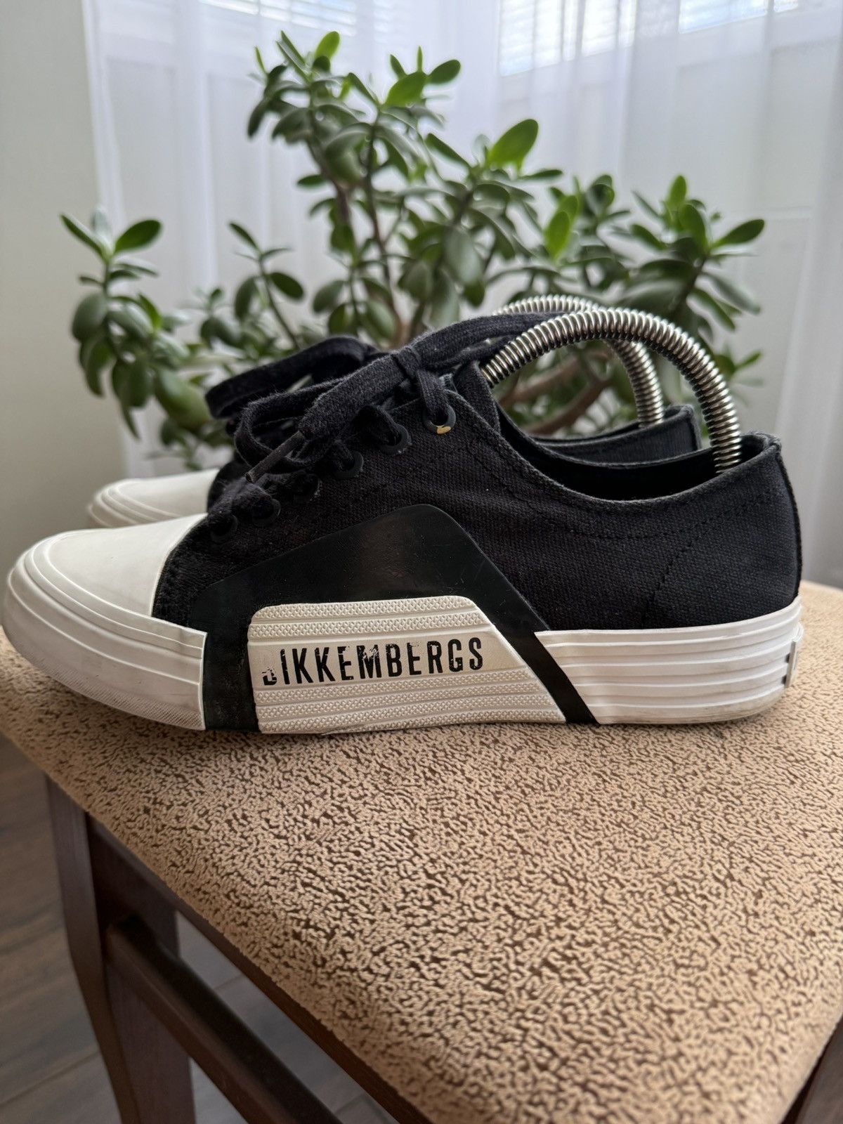 Dirk Bikkembergs Dirk Bikkembergs Black Canvas sneakers Size 38, US 8 Size US 8 / IT 38 - 4 Thumbnail