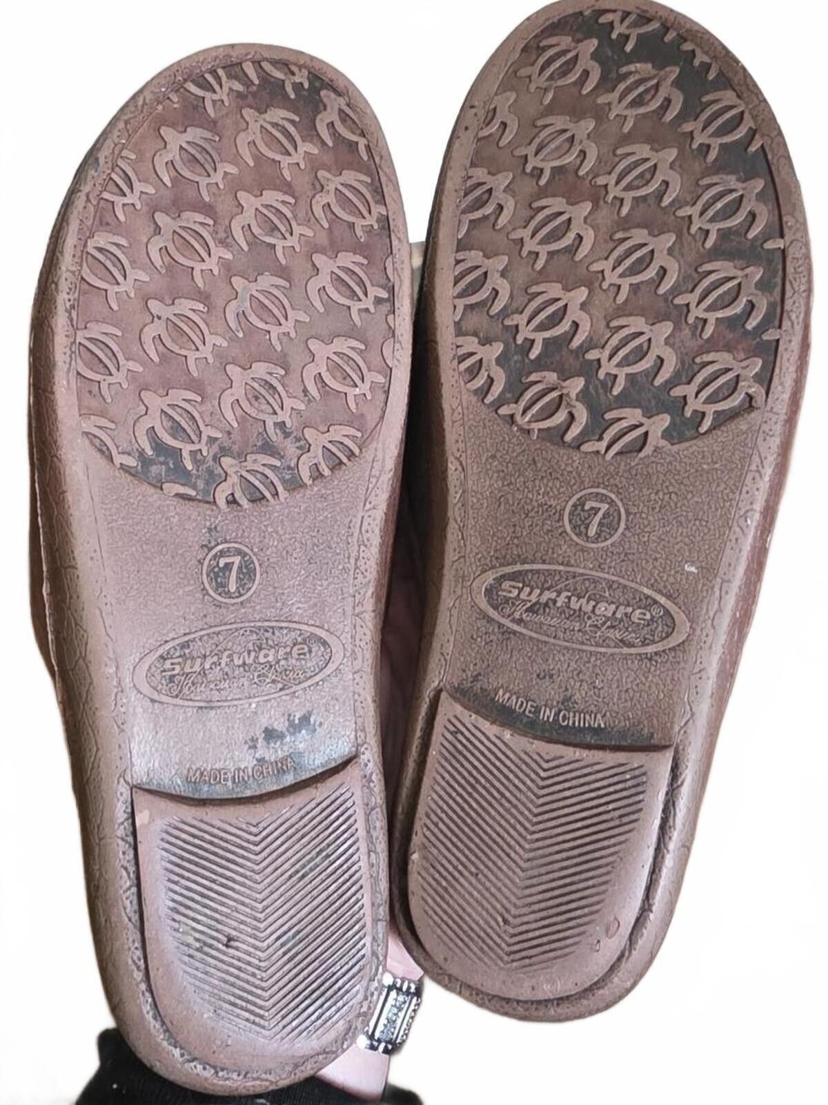 Other Surfyware Brown Slip-On Slide Sandals Womens Size 7 Shoes Size US 7 / IT 37 - 6 Thumbnail