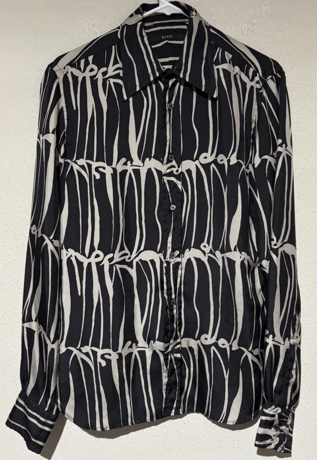 Gucci Gucci by Tom Ford Vintage Silk Shirt Size S / US 4 / IT 40 - 1 Thumbnail