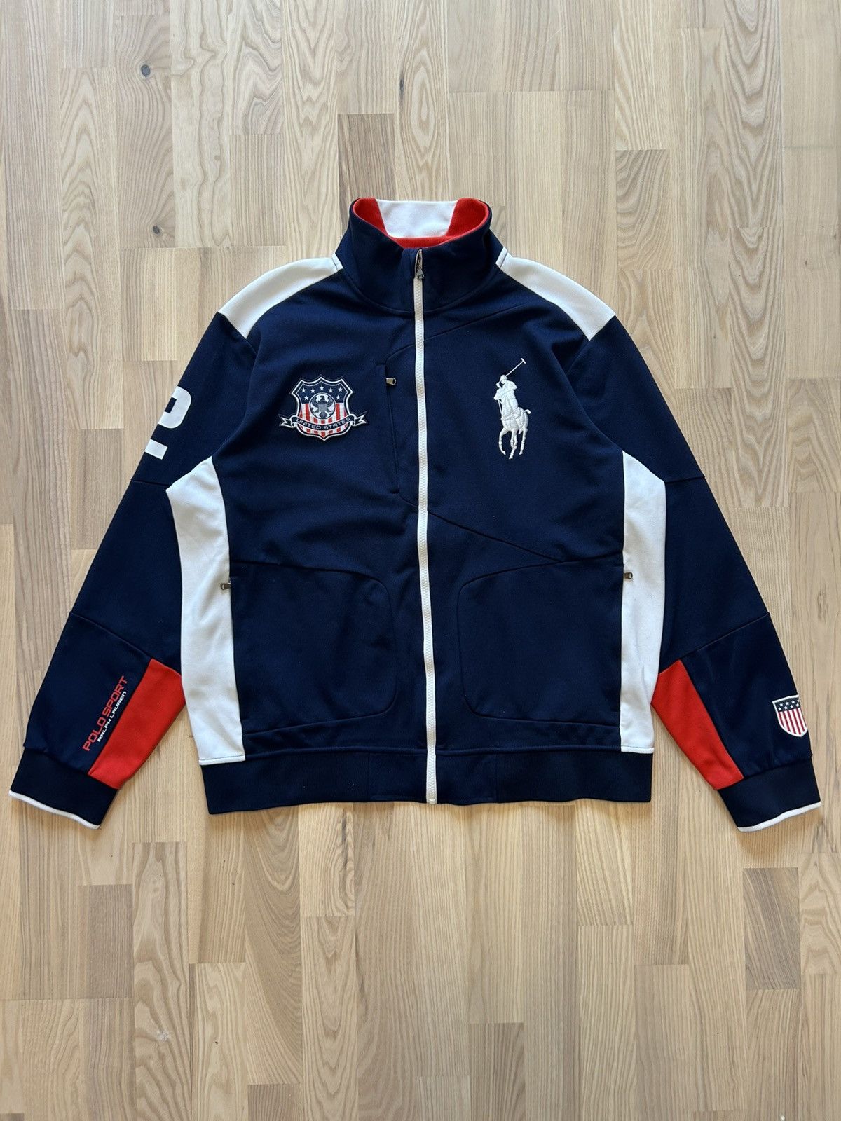 Ralph Lauren Sport Polo Sport Ralph Lauren USA Track Jacket Big Pony Size US L / EU 52-54 / 3 - 1 Thumbnail