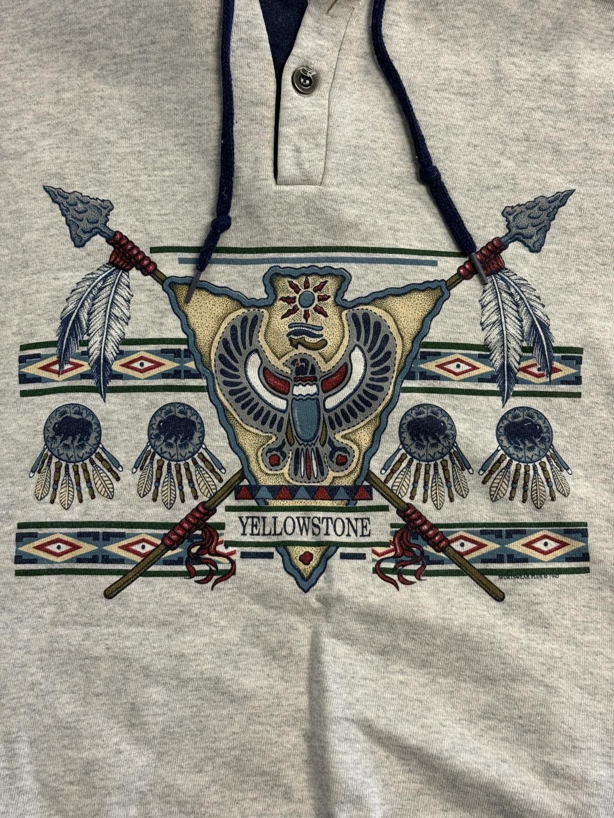 Salem Sportswear Vintage Yellowstone Native American Spears Dreamcatchers M Size US M / EU 48-50 / 2 - 3 Thumbnail