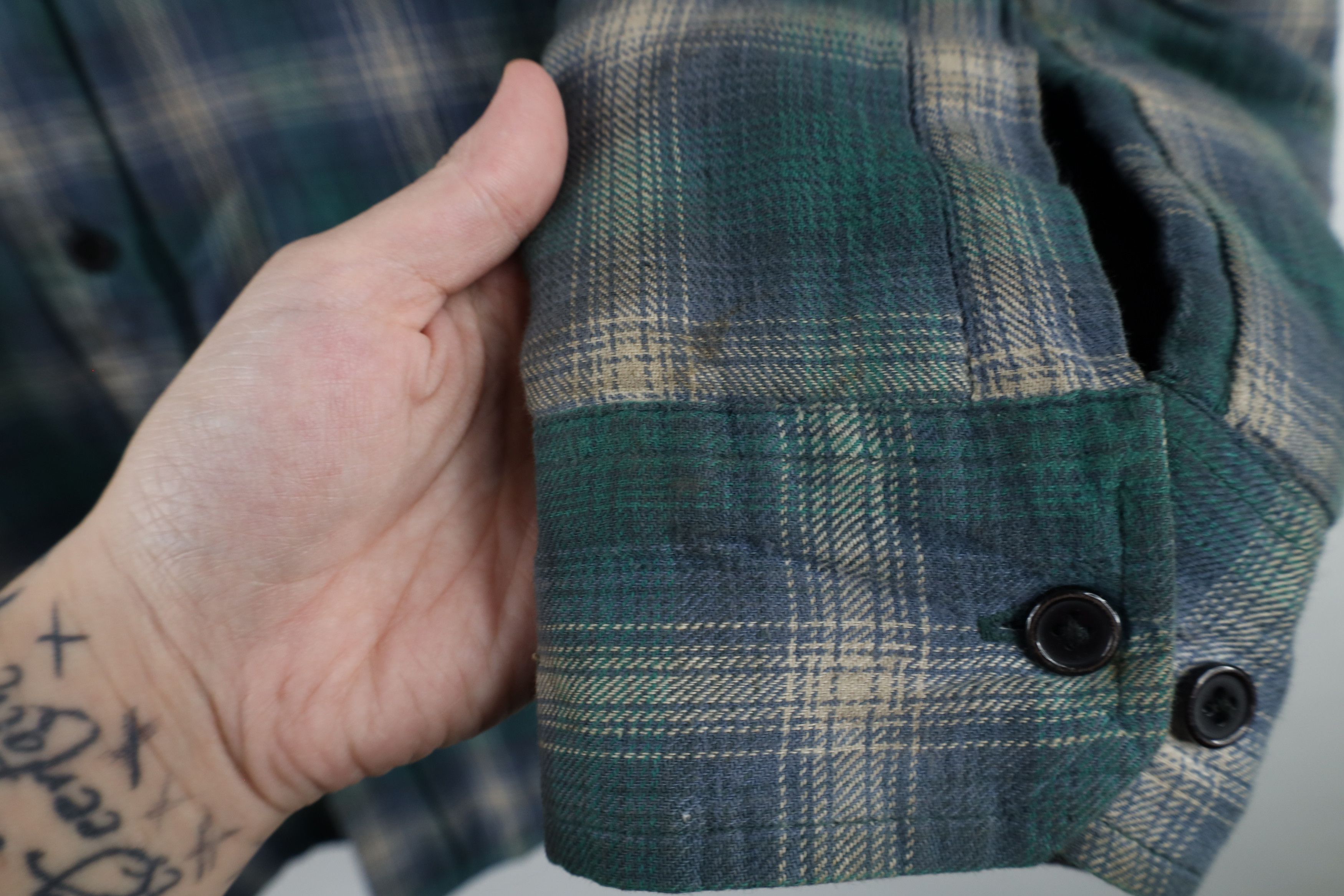 Vintage Vintage 90s Streetwear Quilted Flannel Shirt Jacket Shirt Size US XL / EU 56 / 4 - 7 Thumbnail