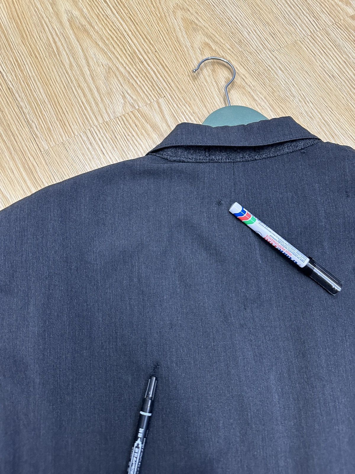 Y's for Men × Yohji Yamamoto Y’s For Men Yohji Yamamoto Blazer Button Jacket MJ89 Size 38R - 9 Thumbnail