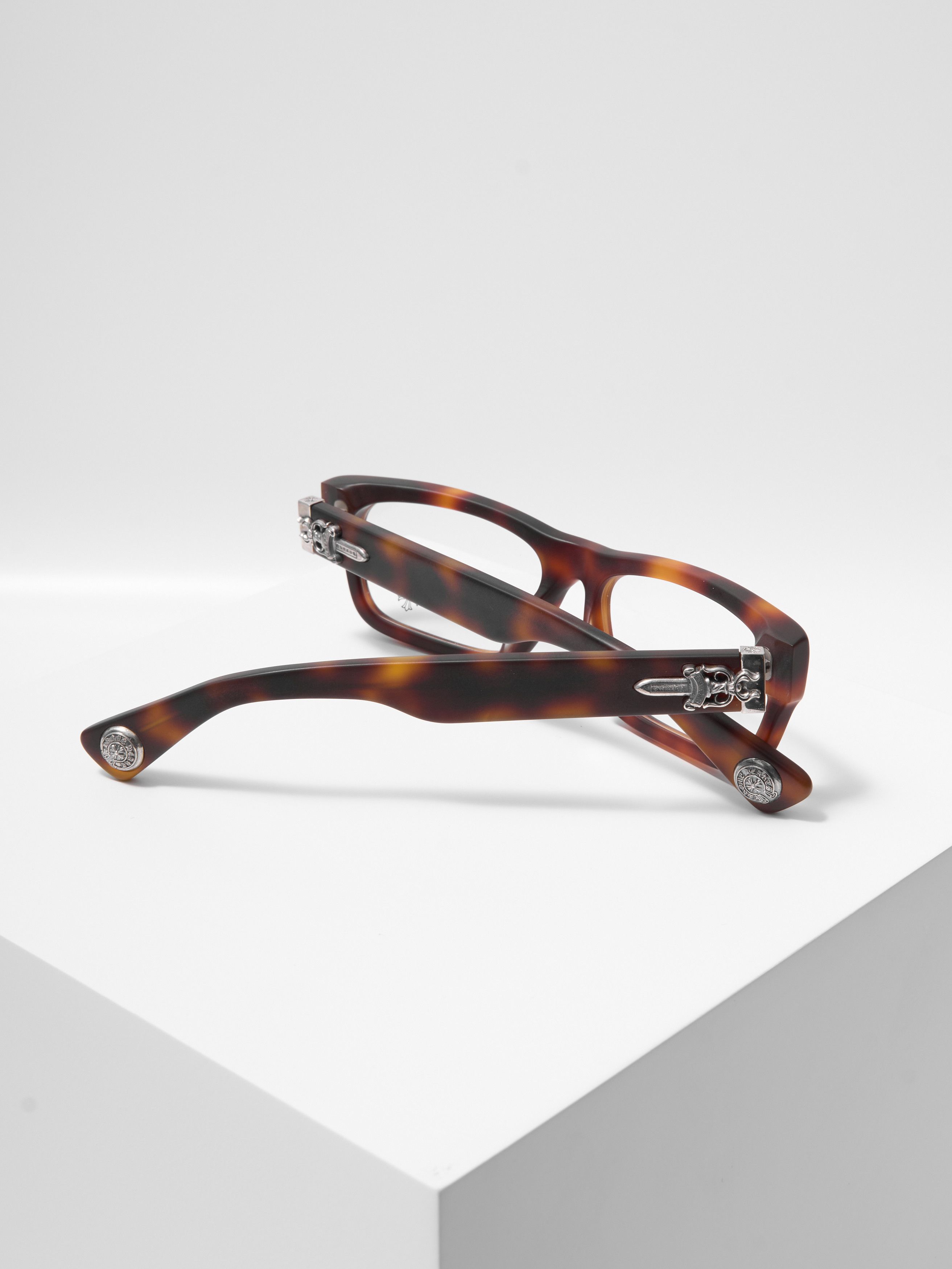 Chrome Hearts CHROME HEARTS INFLATABLE DATE-A MATTE BUTTERSCOTCH TORTOISE Size ONE SIZE - 2 Thumbnail