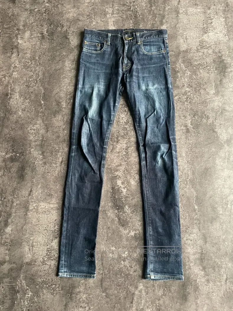 Saint Laurent Paris Saint Laurent Paris Deep Blue Original Ghost Claw Denim Pa Size US 29 - 1 Thumbnail