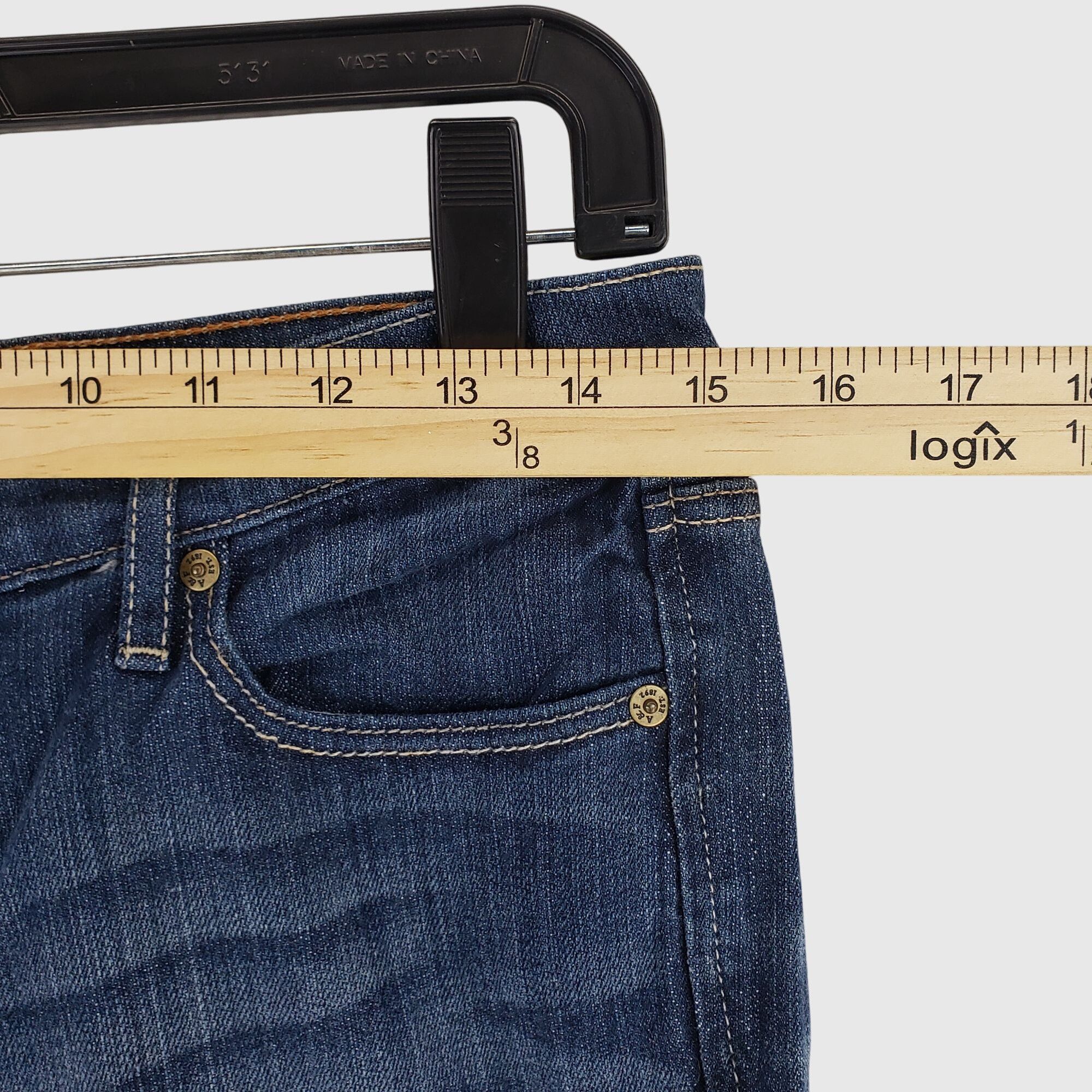 Abercrombie & Fitch Abercrombie & Fitch Womens Blue Stretch Skinny Jeans Size 6S Size 28" / US 6 / IT 42 - 5 Thumbnail