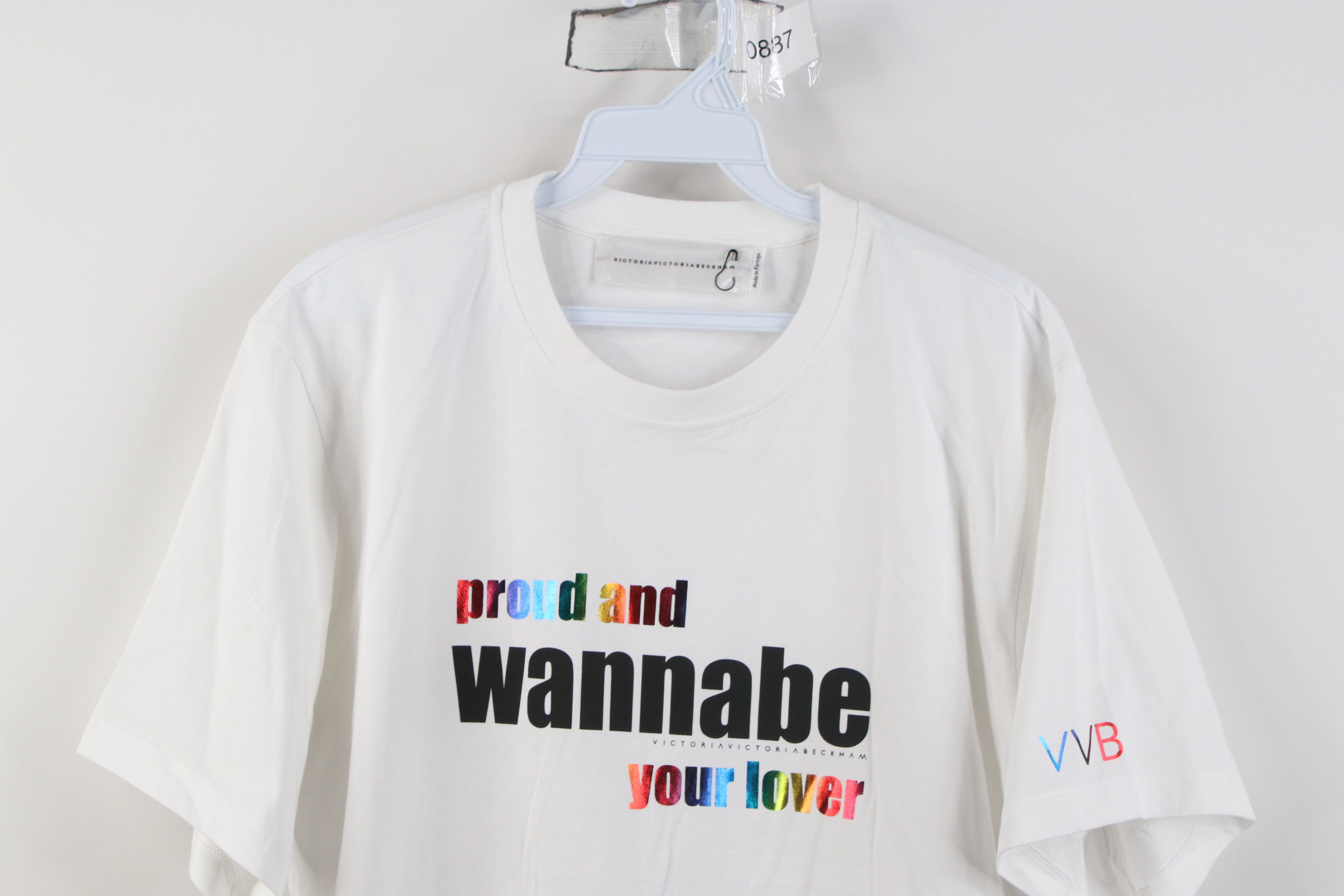 Victoria Beckham New Victoria Beckham Proud and Wannabe Your Love T-Shirt Size S / US 4 / IT 40 - 2 Thumbnail