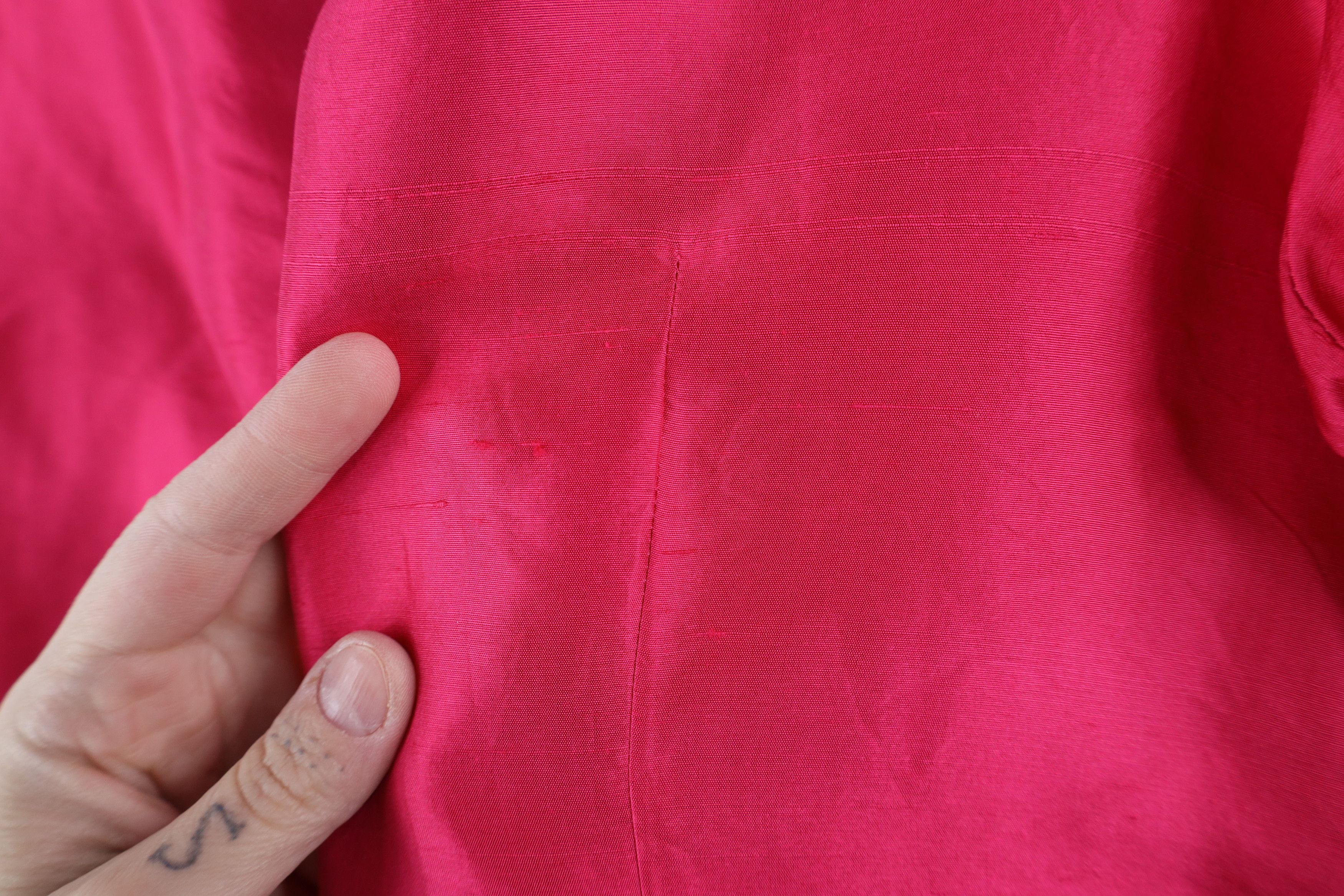 Vintage Vintage 90s Streetwear Silk Camp Collar Button Shirt Pink Size XL / US 12-14 / IT 48-50 - 7 Thumbnail