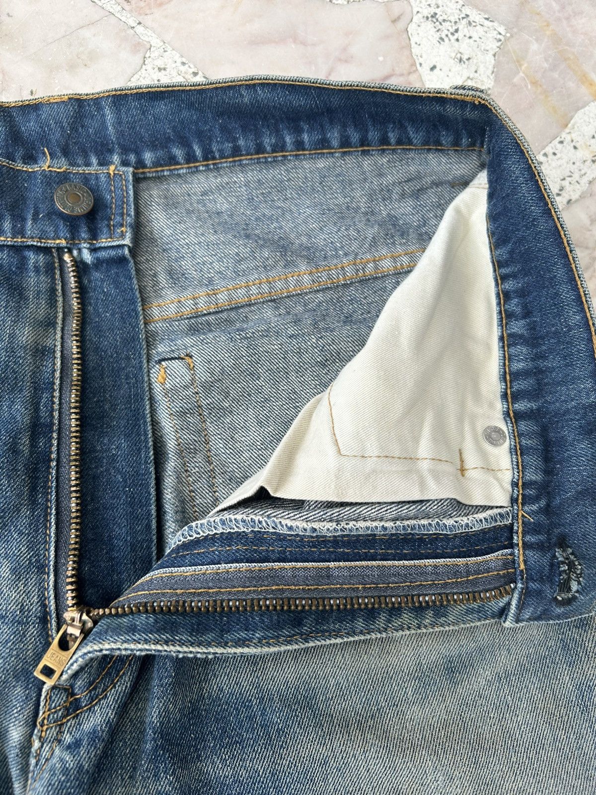 Denime Vintage Ripped Flare Denime Size US 30 / EU 46 - 7 Thumbnail