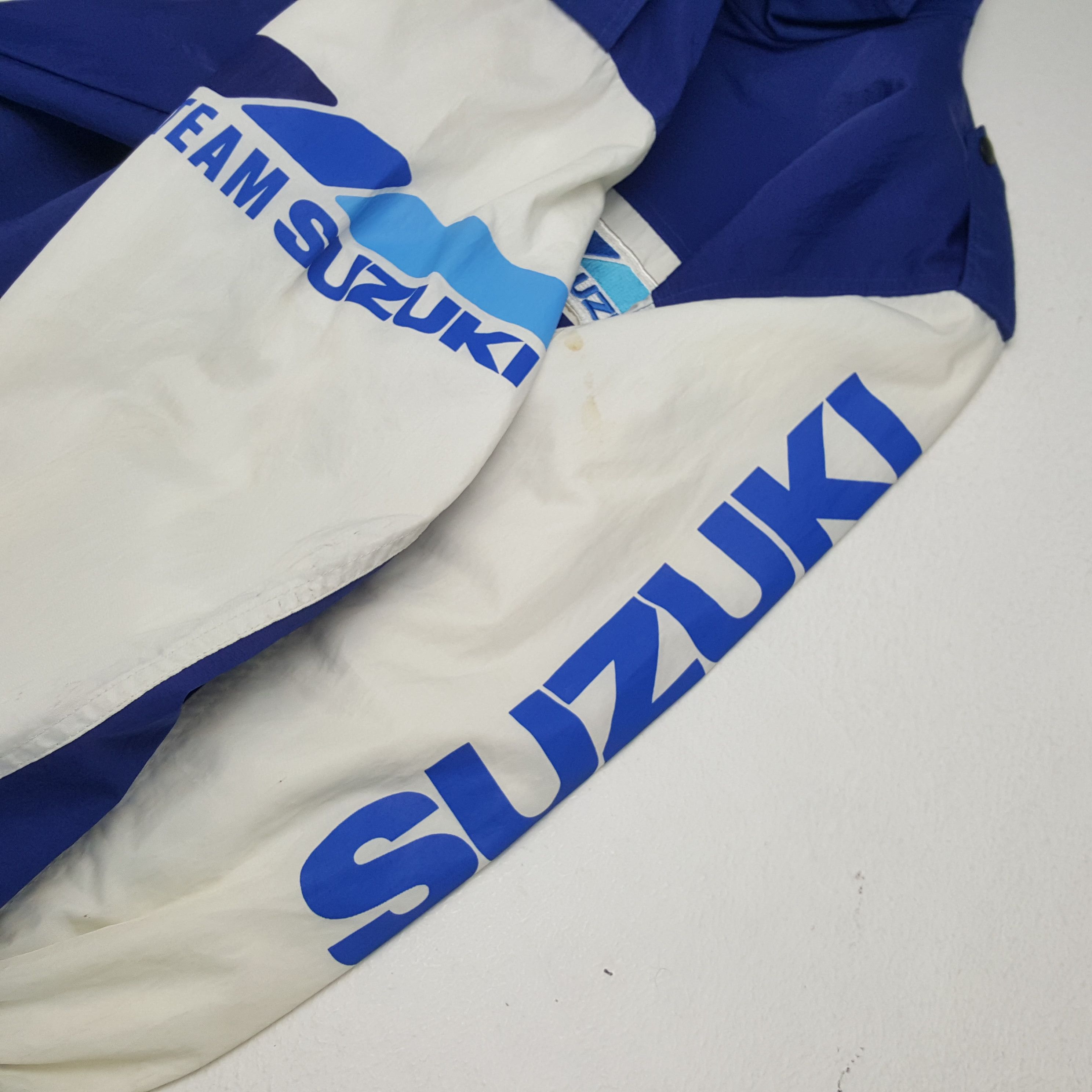Japanese Brand × Vintage TEAM SUZUKI Racing Team Jacket Size US XL / EU 56 / 4 - 7 Thumbnail