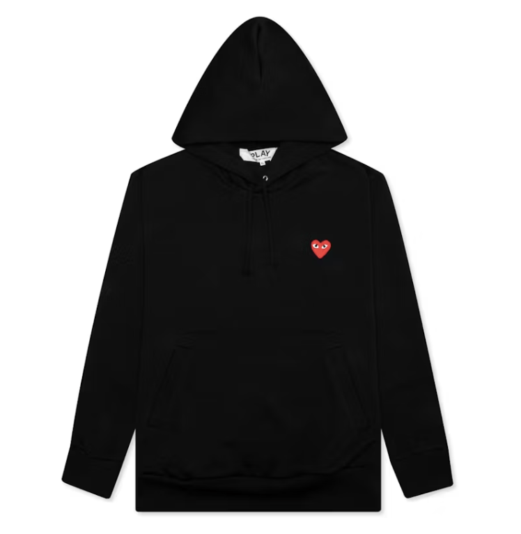 Comme des Garcons Comme des Garcons PLAY Play Red Heart Hoodie Size US M / EU 48-50 / 2 - 1 Thumbnail