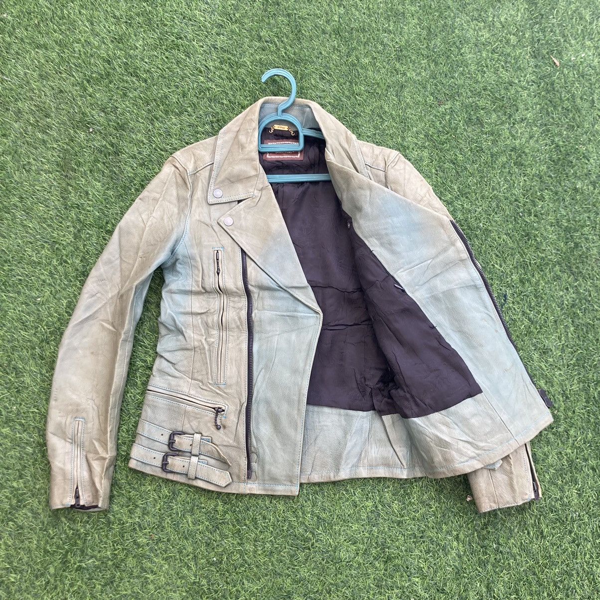Genuine Leather × Japanese Brand DRESTRIP DEER SKIN BIKER JACKET Size US S / EU 44-46 / 1 - 2 Thumbnail