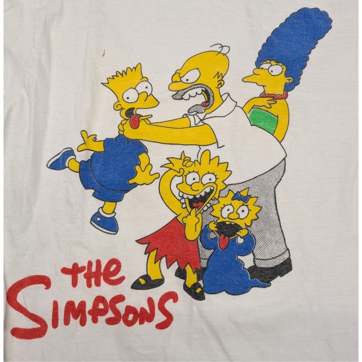 Hanes × The Simpsons × Vintage Vintage The Simpsons Family Photo long sleeve shirt Size US L / EU 52-54 / 3 - 2 Thumbnail