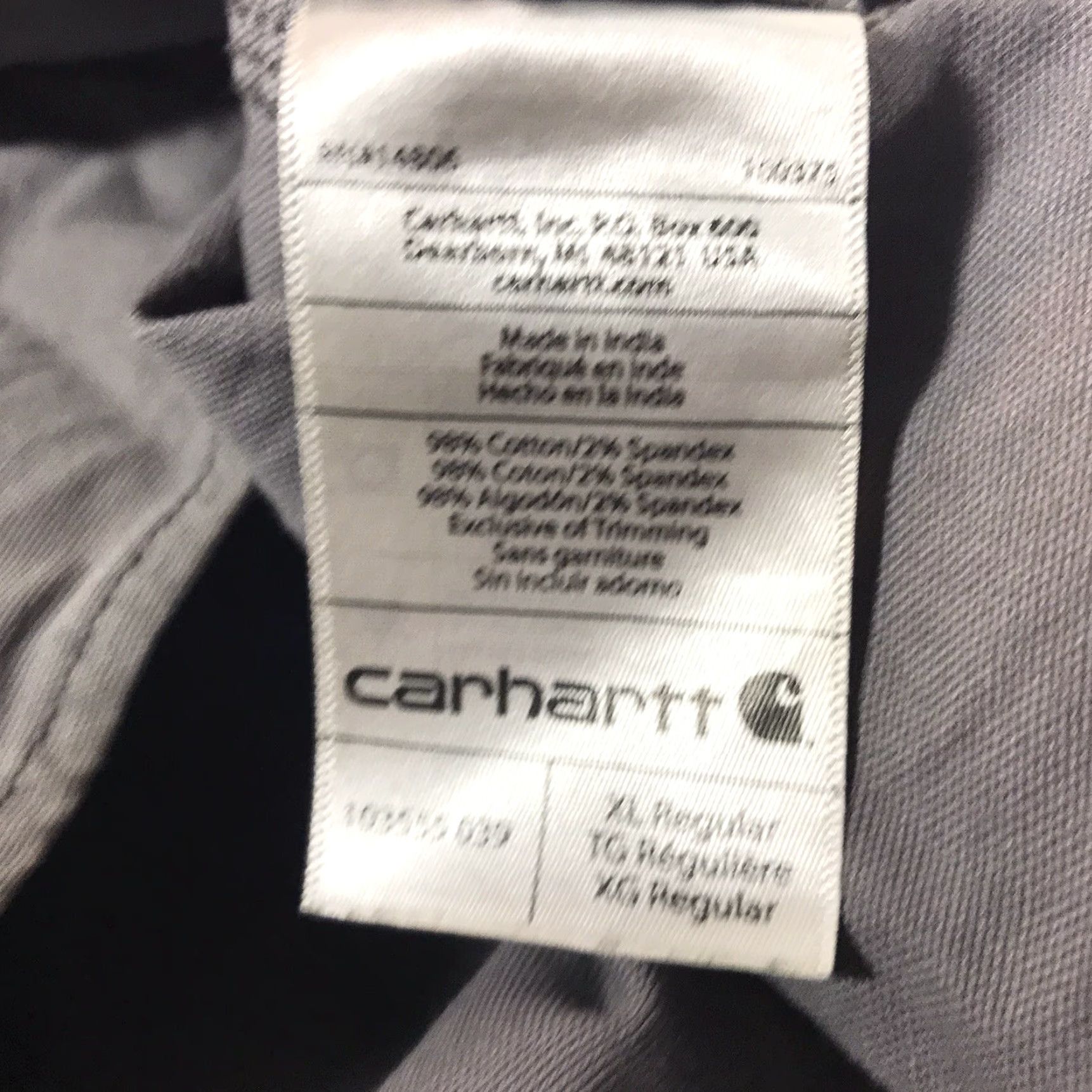 Carhartt Carhartt Gray Canvas Button-Up Shirt Mens XL Relaxed Fit Casual Workwear Short Sleeve Size US XL / EU 56 / 4 - 7 Thumbnail