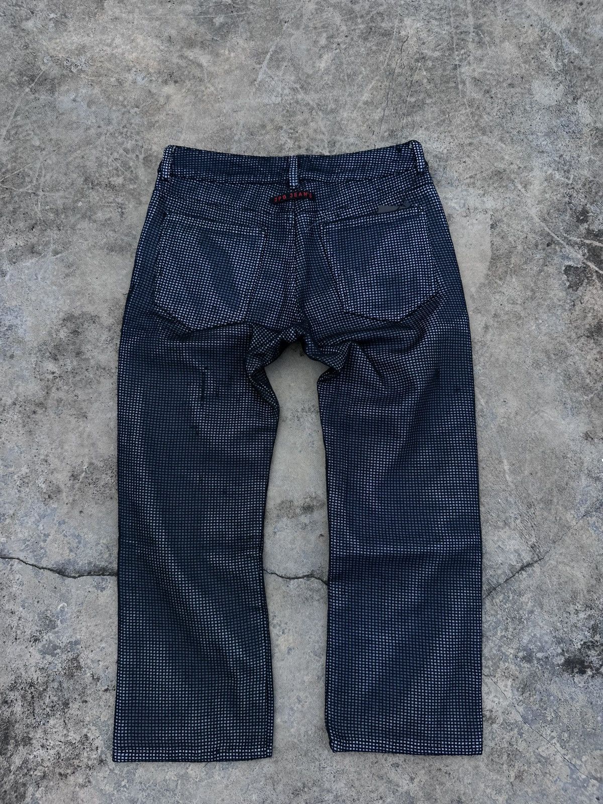 Jean Paul Gaultier Jean Paul Gaultier Grid Pattern Nest Capri Jeans Size 29" - 9 Thumbnail