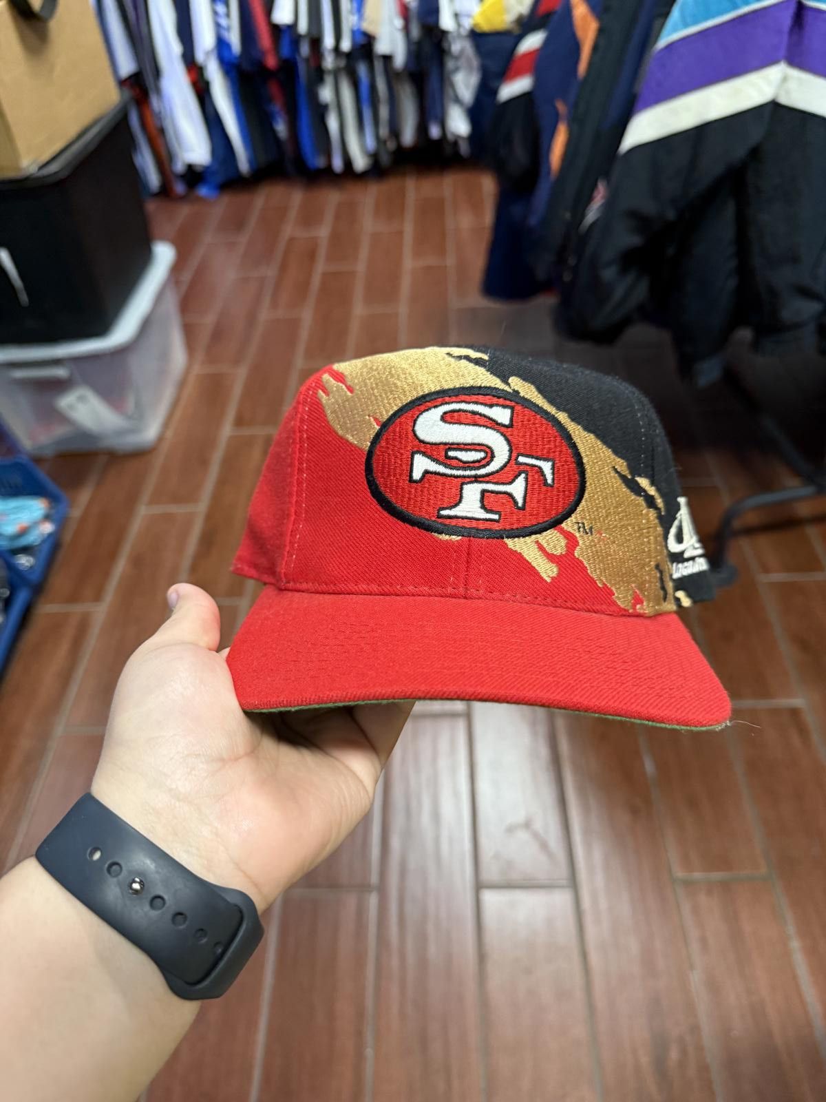 Logo Athletic 90's San Francisco Splash Snapback Vintage Hat Size ONE SIZE - 1 Thumbnail